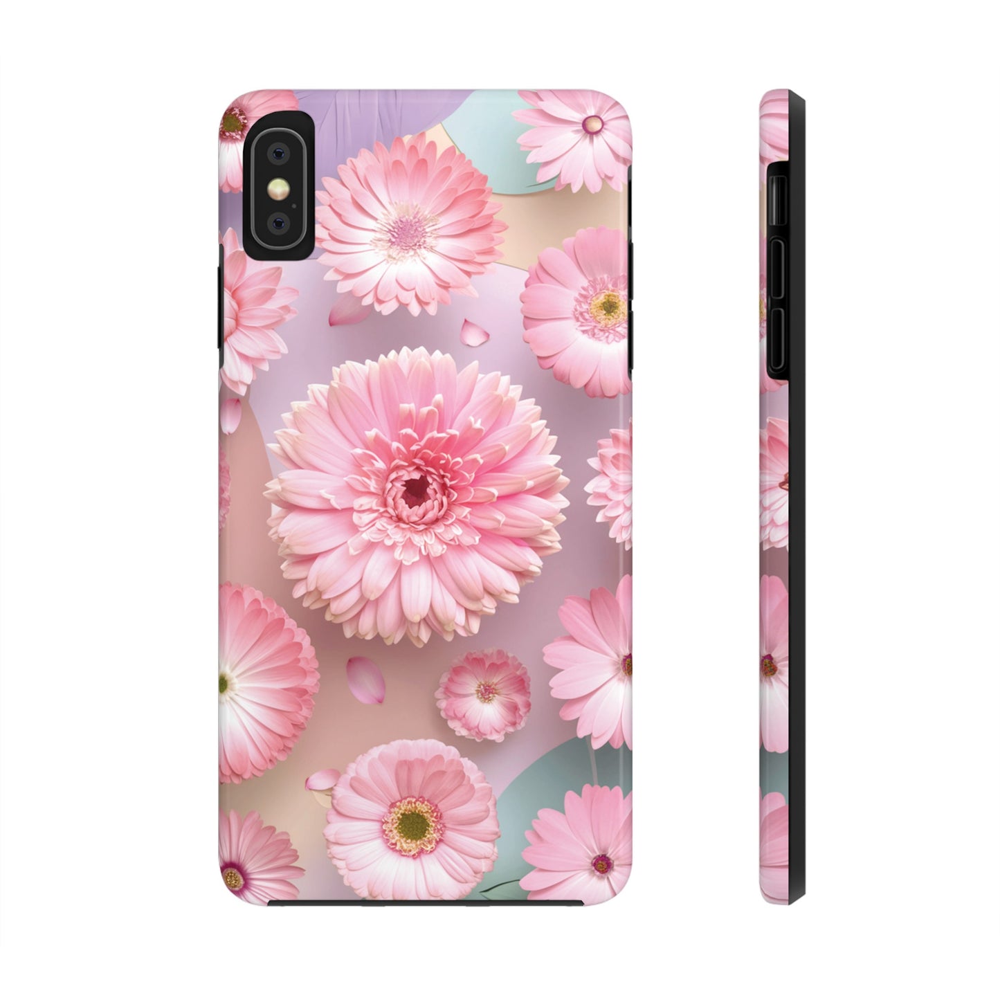 Pink Floral Bliss - Tough Phone Cases