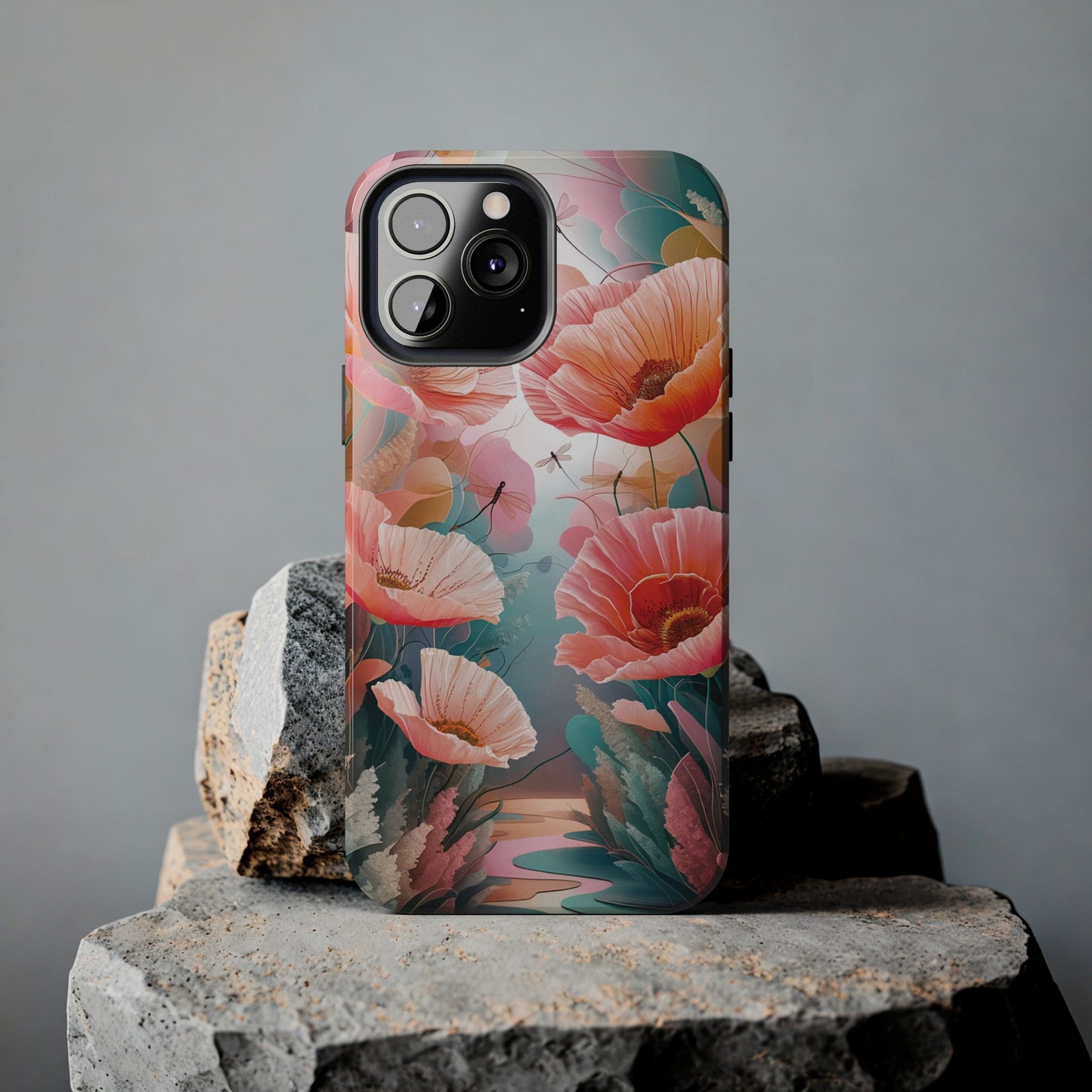 Whimsical Wings and Petal Whispers - Tough Phone Cases