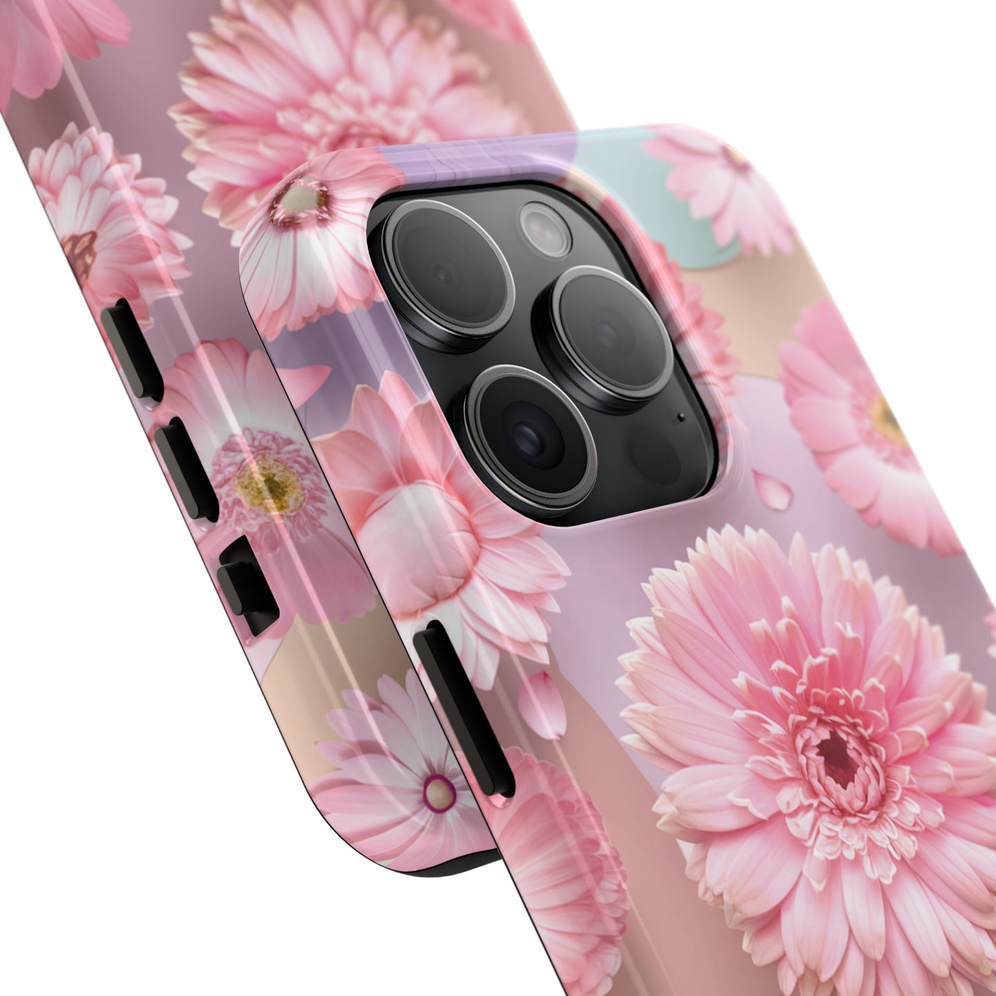 Pink Floral Bliss - Tough Phone Cases