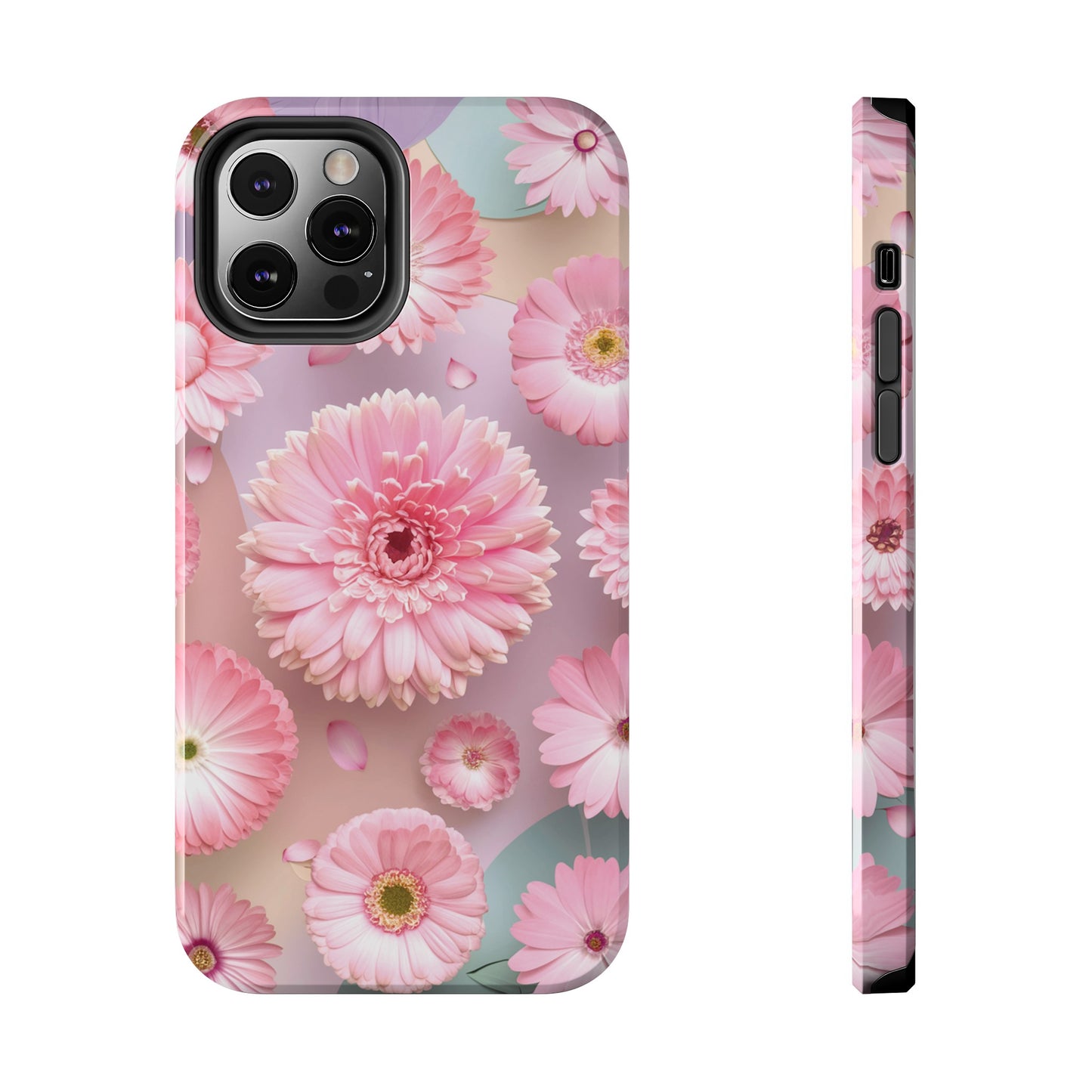 Pink Floral Bliss - Tough Phone Cases