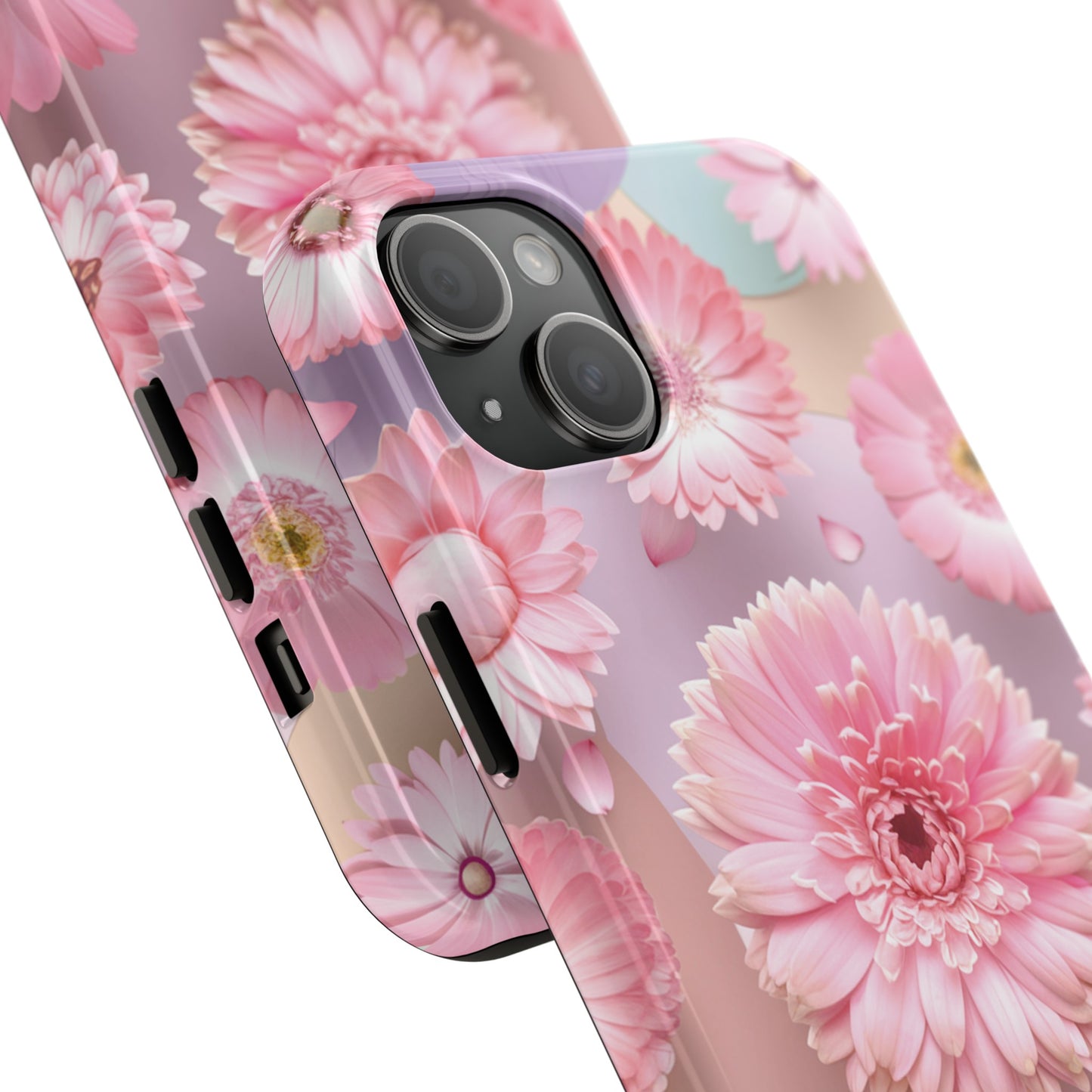 Pink Floral Bliss - Tough Phone Cases