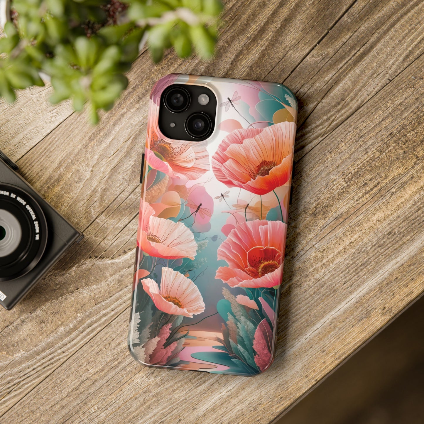 Whimsical Wings and Petal Whispers - Tough Phone Cases
