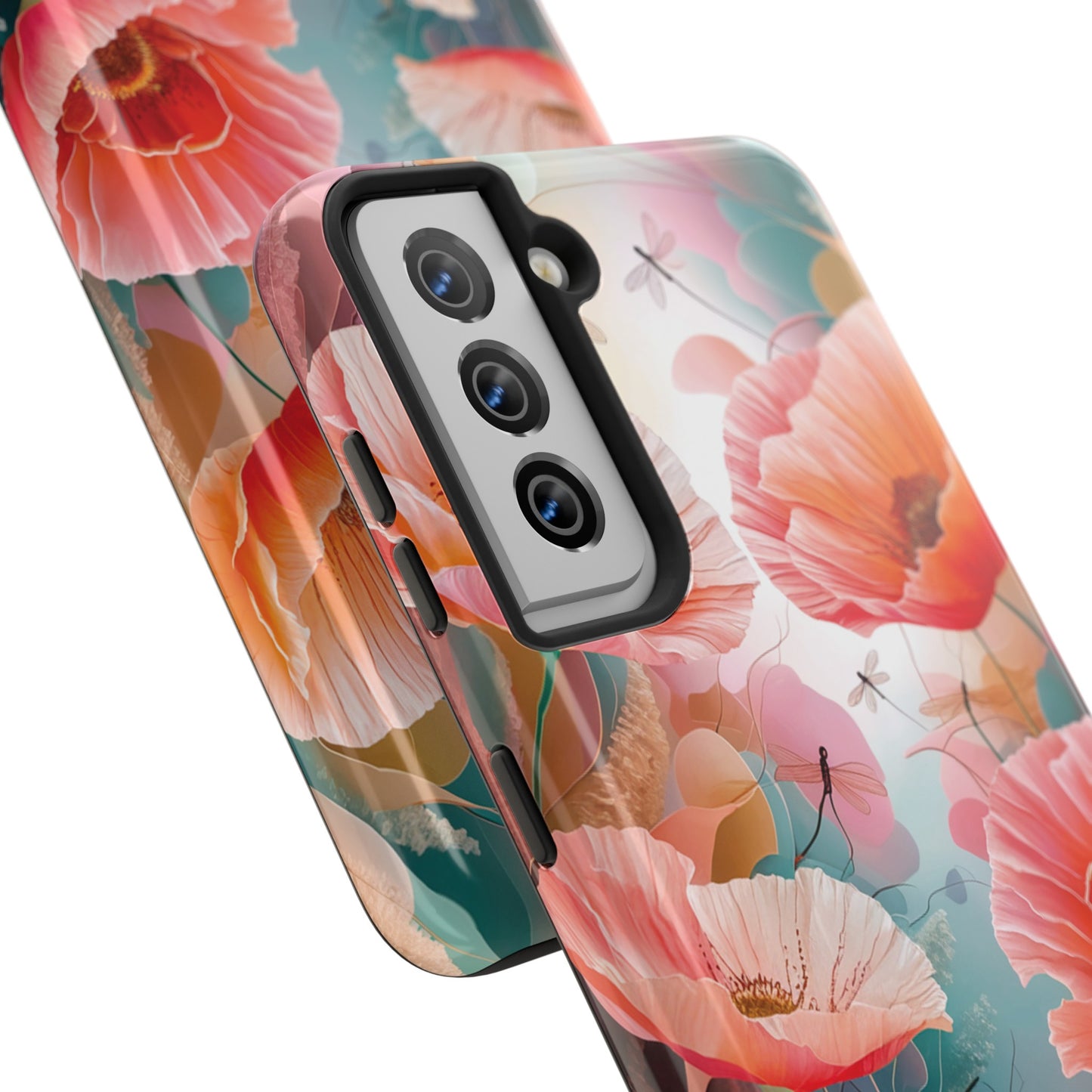 Whimsical Wings and Petal Whispers - Tough Phone Cases
