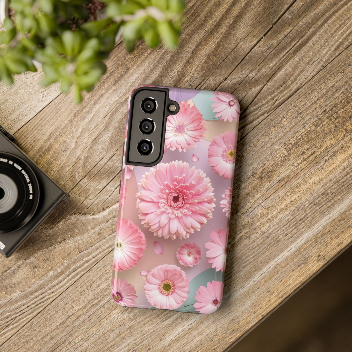 Pink Floral Bliss - Tough Phone Cases