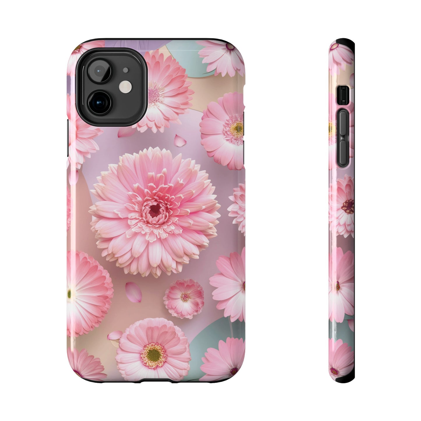 Pink Floral Bliss - Tough Phone Cases