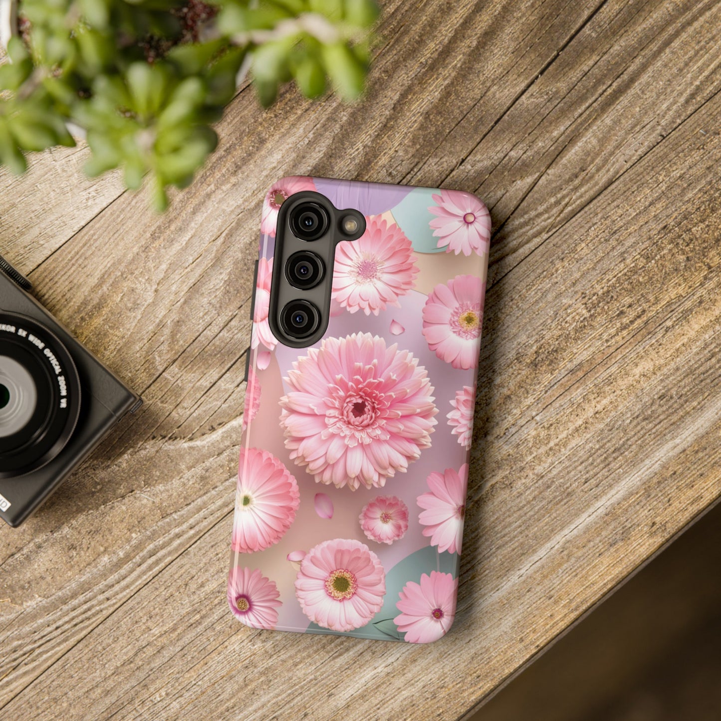 Pink Floral Bliss - Tough Phone Cases