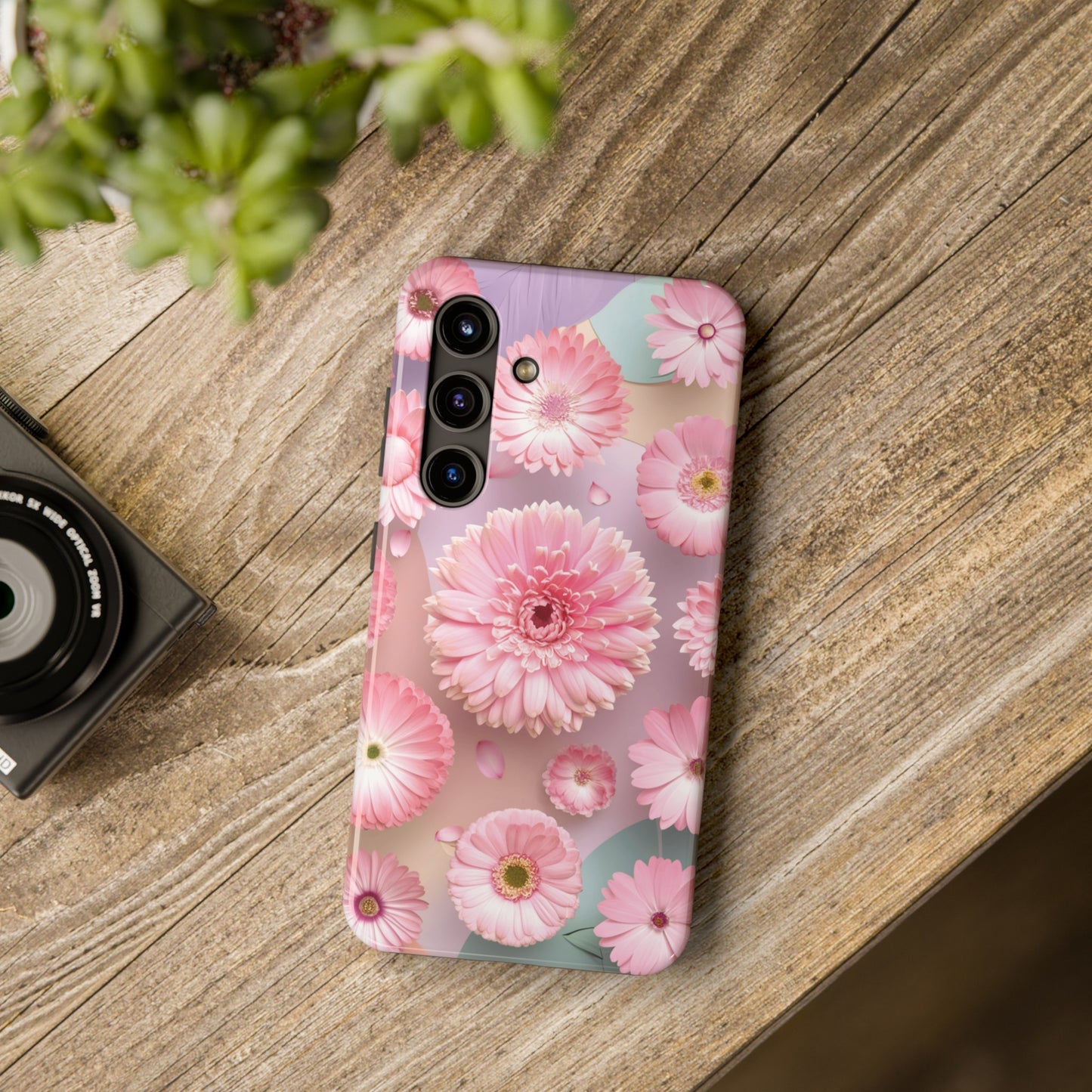 Pink Floral Bliss - Tough Phone Cases