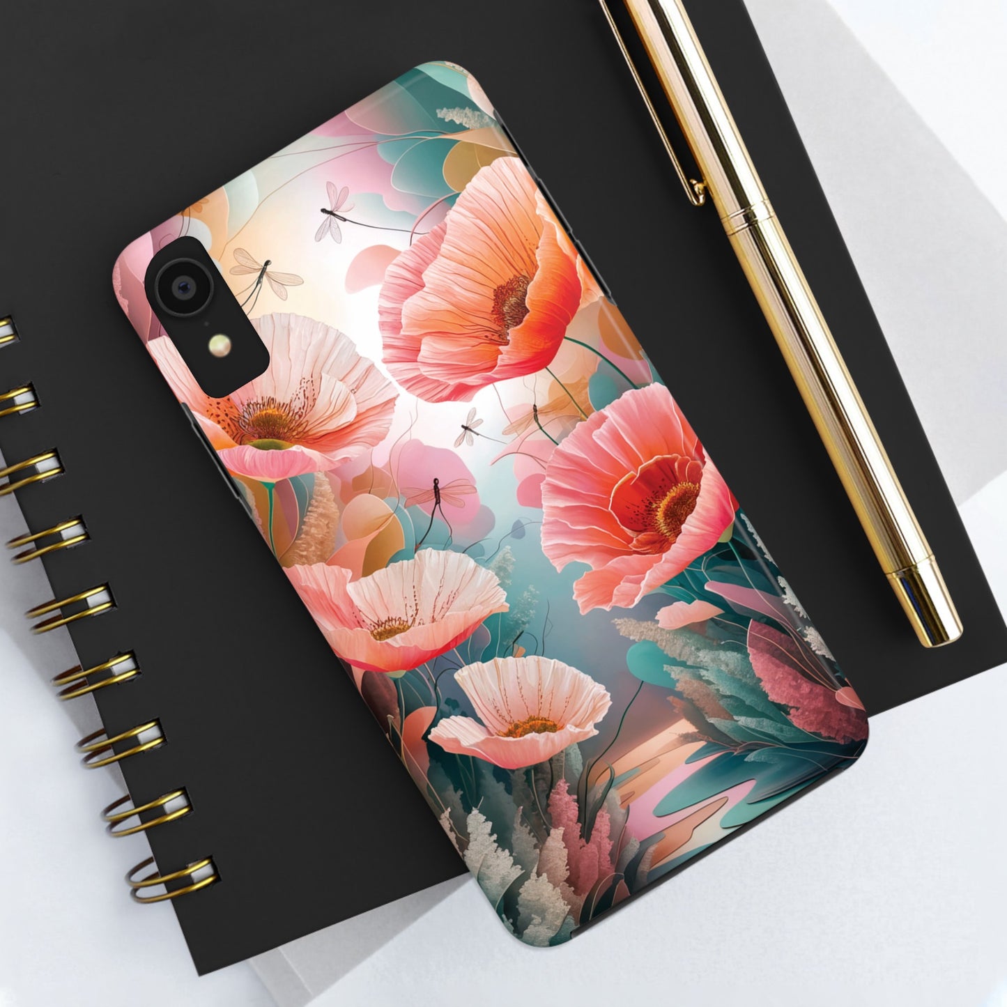 Whimsical Wings and Petal Whispers - Tough Phone Cases