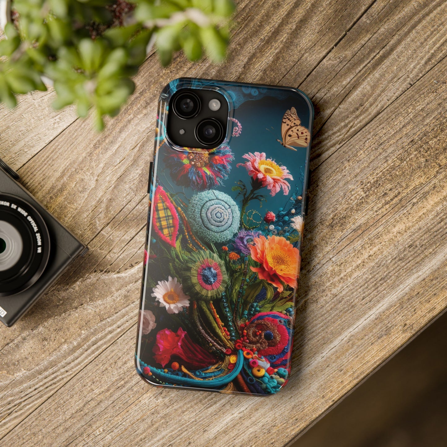 Botanical Sewing Whimsy - Tough Phone Cases