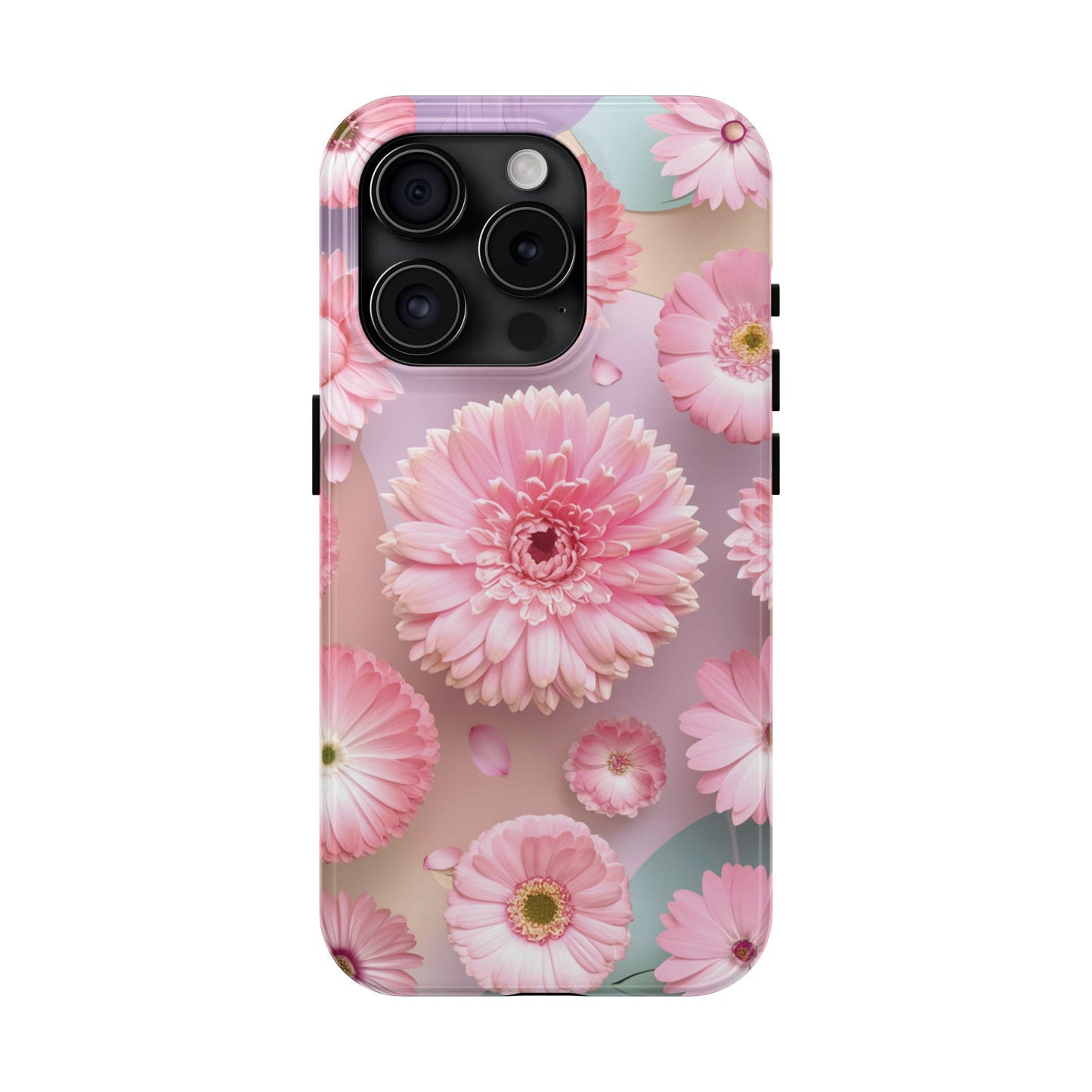 Pink Floral Bliss - Tough Phone Cases