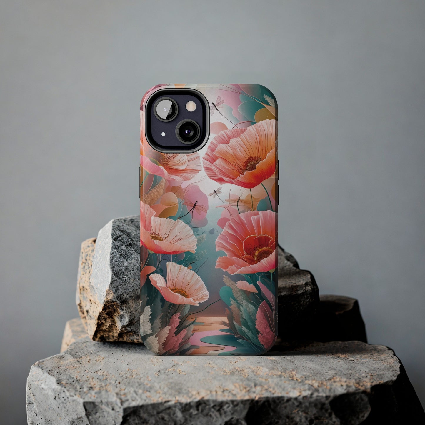 Whimsical Wings and Petal Whispers - Tough Phone Cases