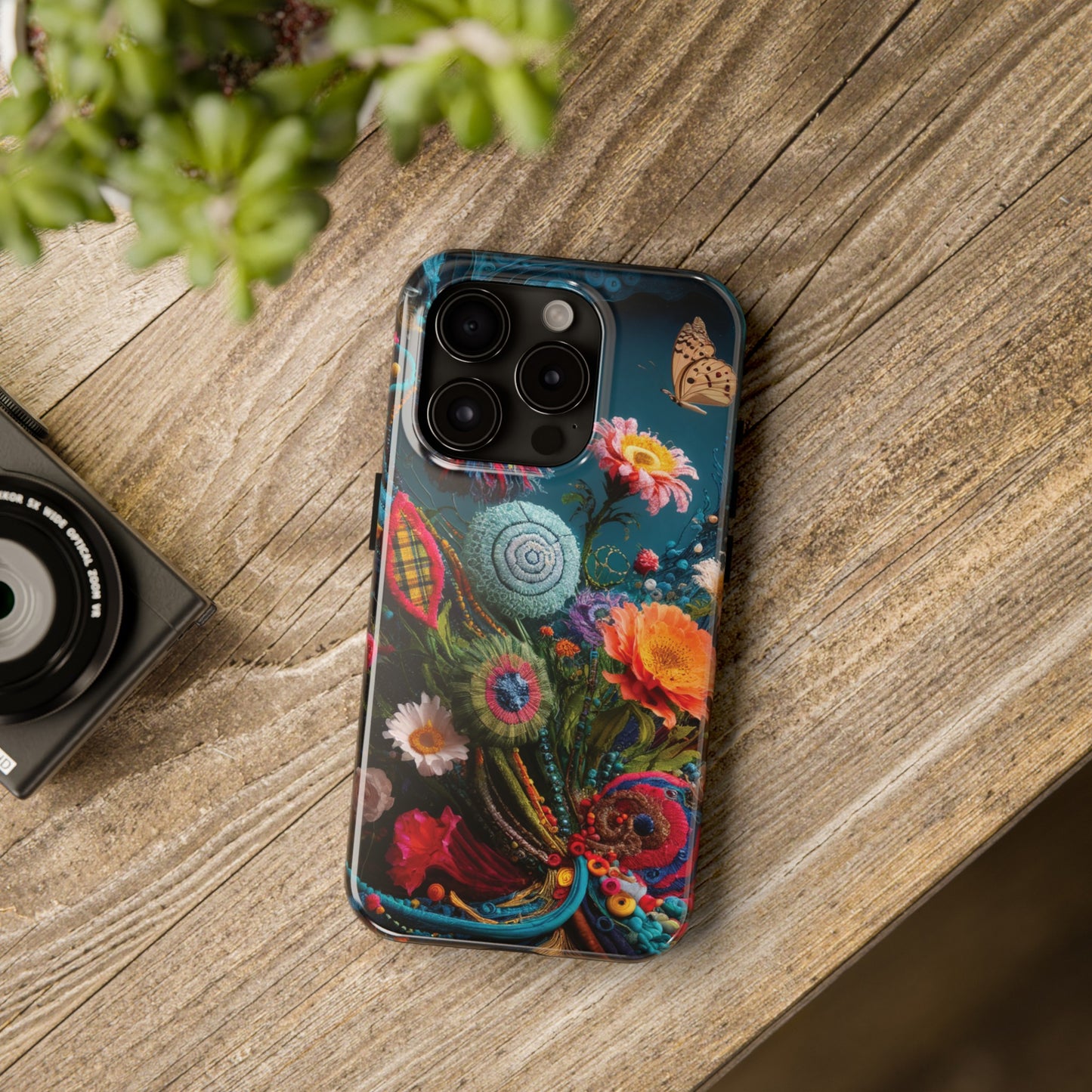 Botanical Sewing Whimsy - Tough Phone Cases