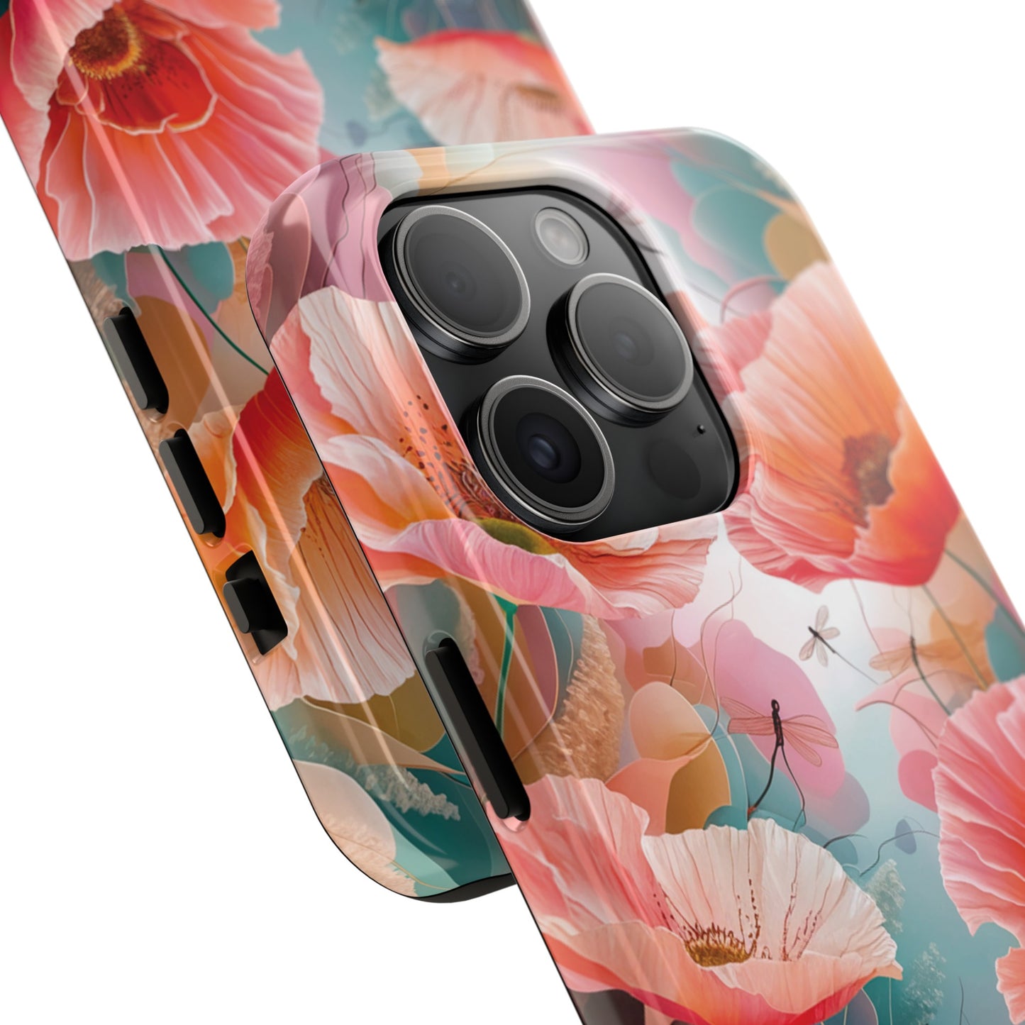 Whimsical Wings and Petal Whispers - Tough Phone Cases