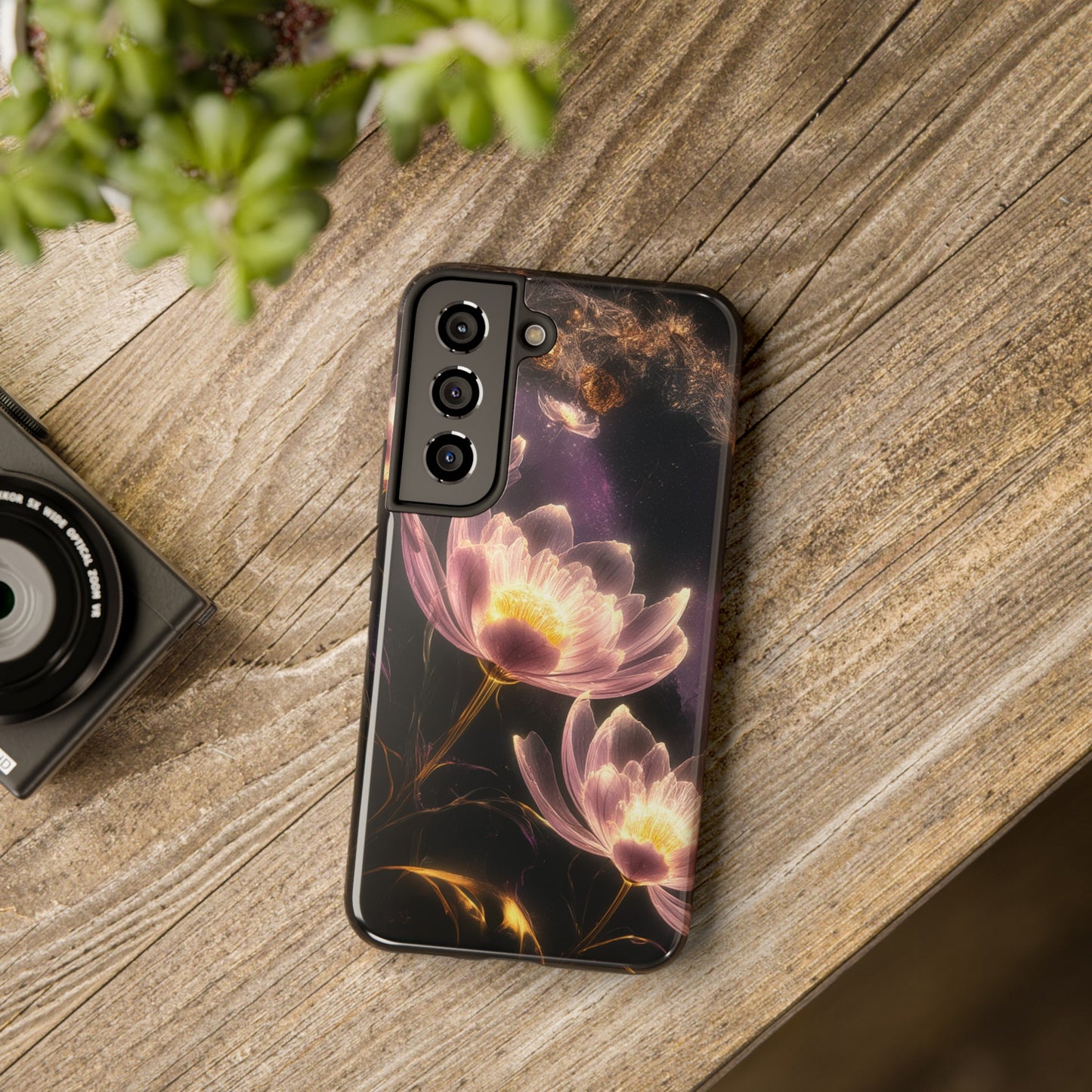 Night Lotus Glow - Tough Phone Cases