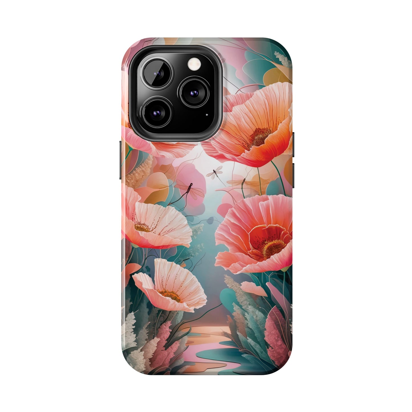 Whimsical Wings and Petal Whispers - Tough Phone Cases