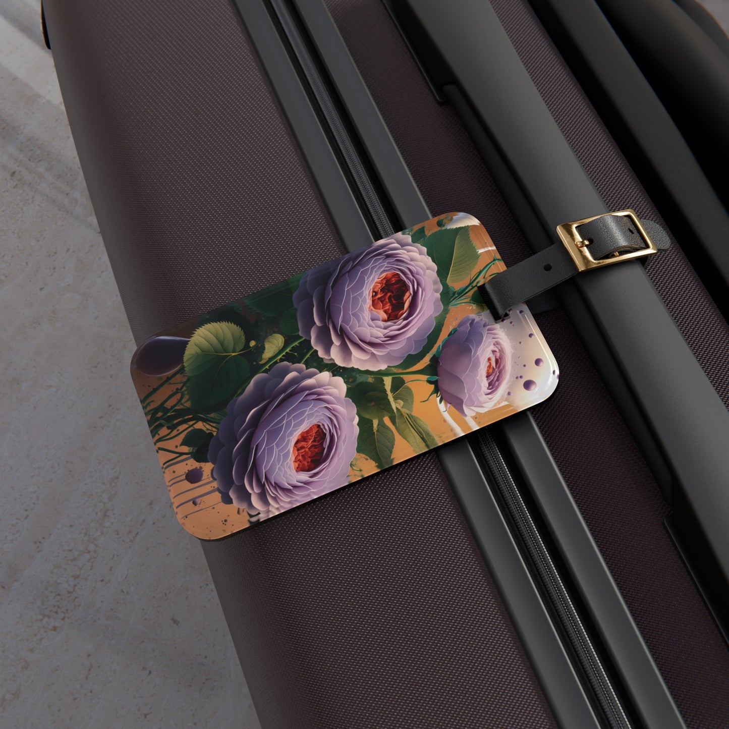 Violet Vibes - Luggage Tag