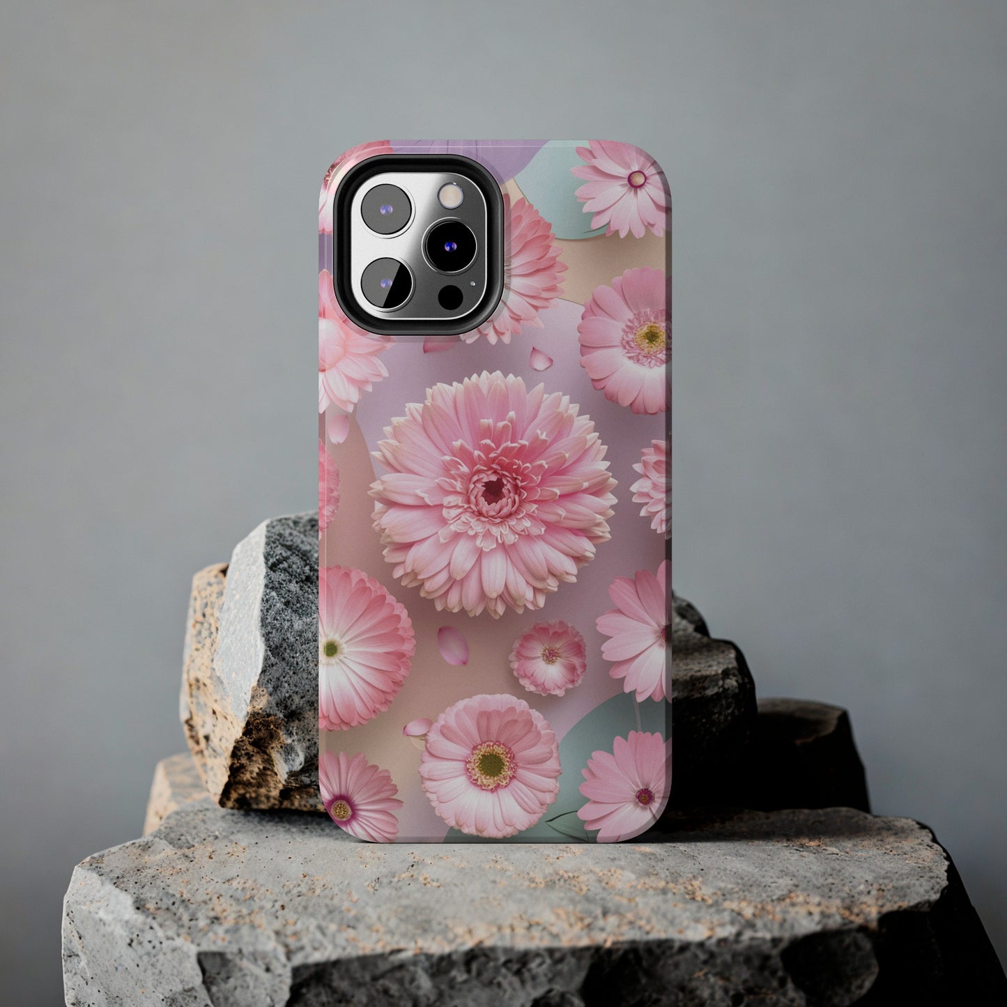 Pink Floral Bliss - Tough Phone Cases