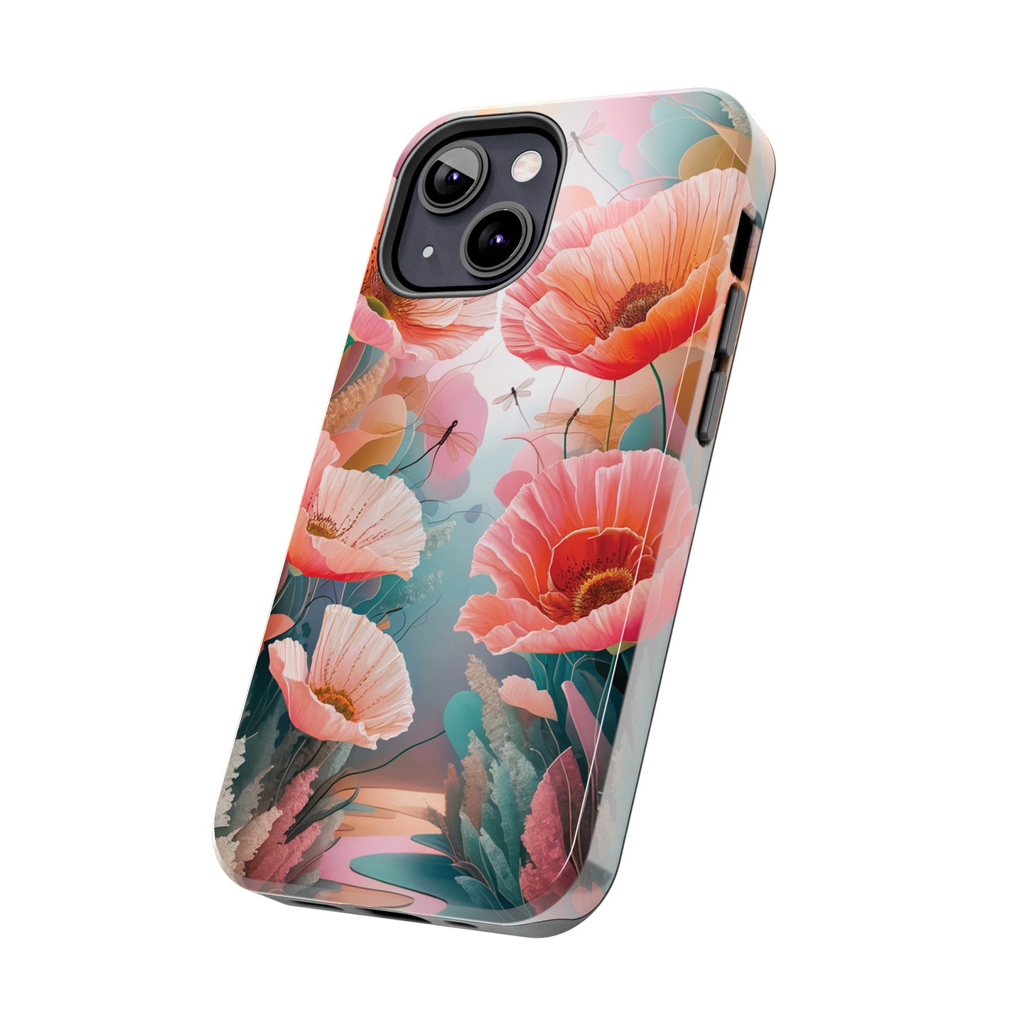 Whimsical Wings and Petal Whispers - Tough Phone Cases