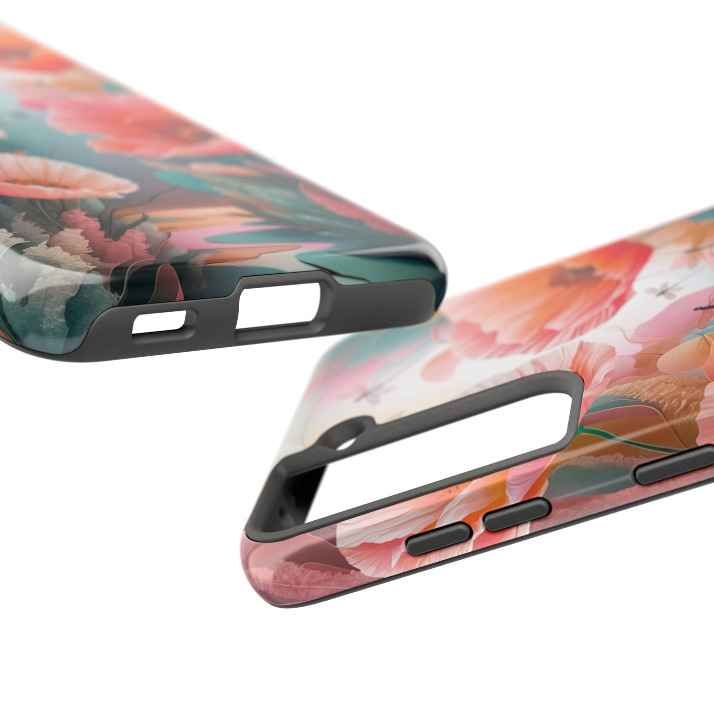 Whimsical Wings and Petal Whispers - Tough Phone Cases