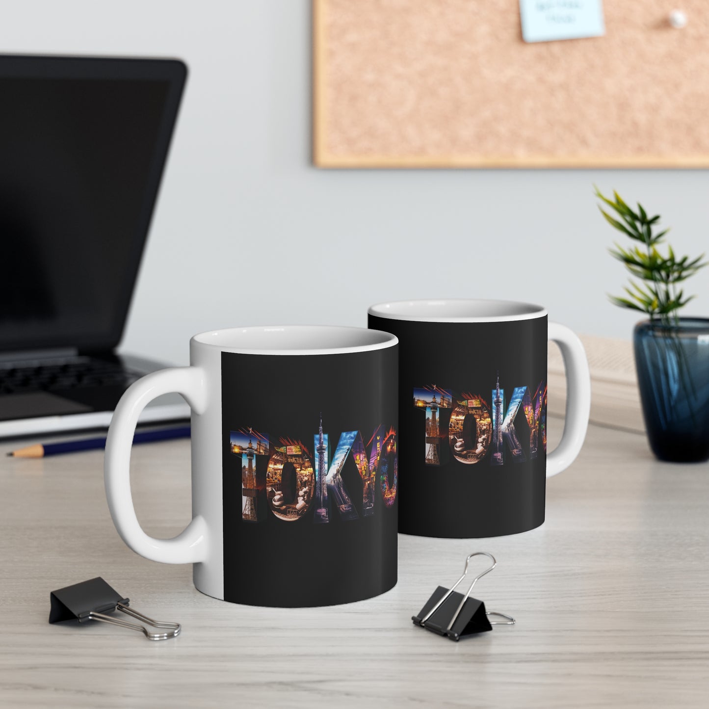 "Tokyo" in Black - Mug 11oz