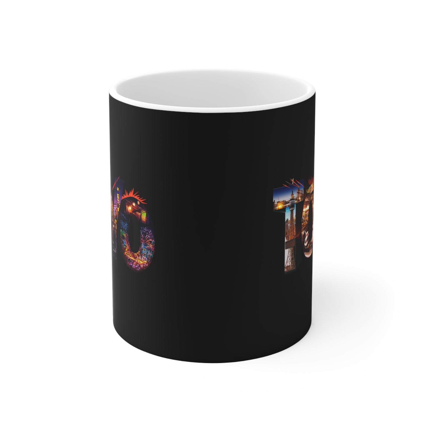 "Tokyo" in Black - Mug 11oz
