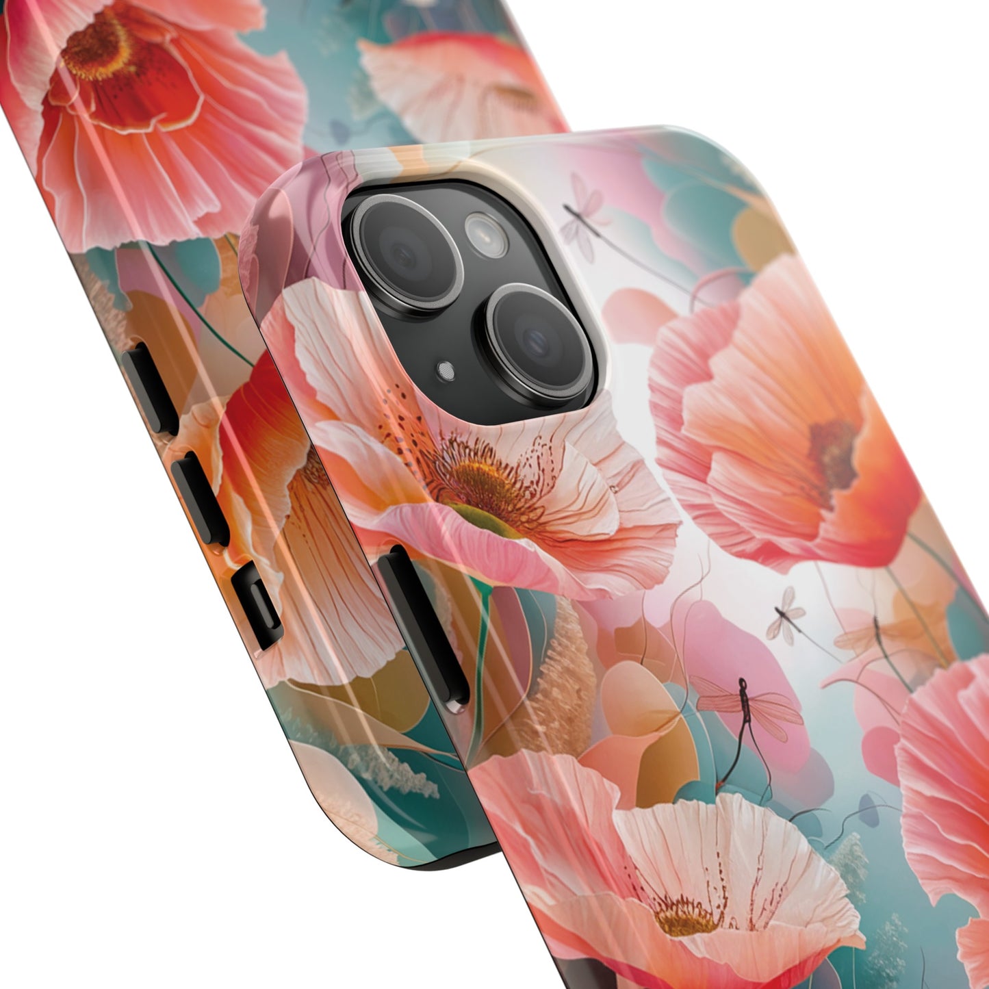 Whimsical Wings and Petal Whispers - Tough Phone Cases
