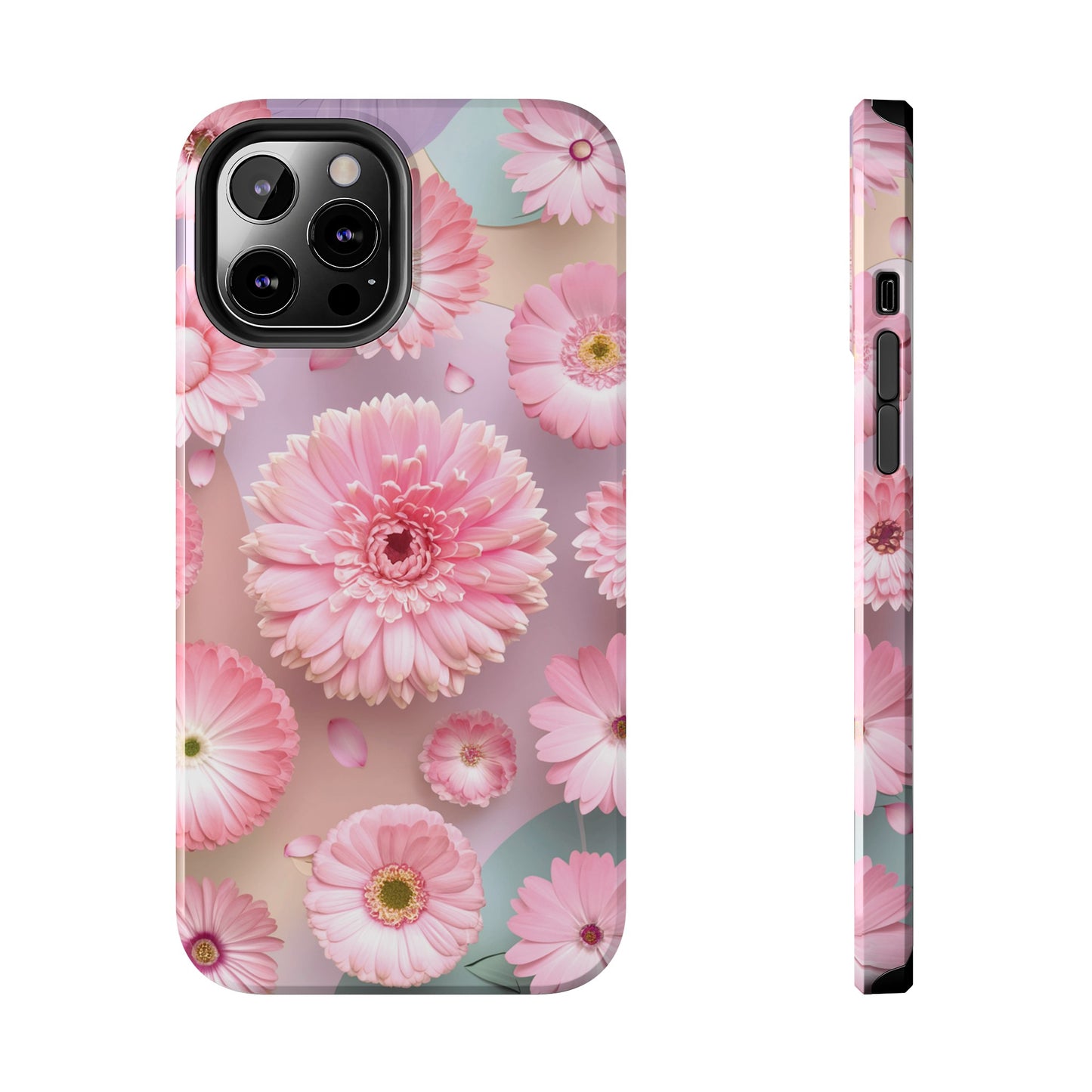 Pink Floral Bliss - Tough Phone Cases