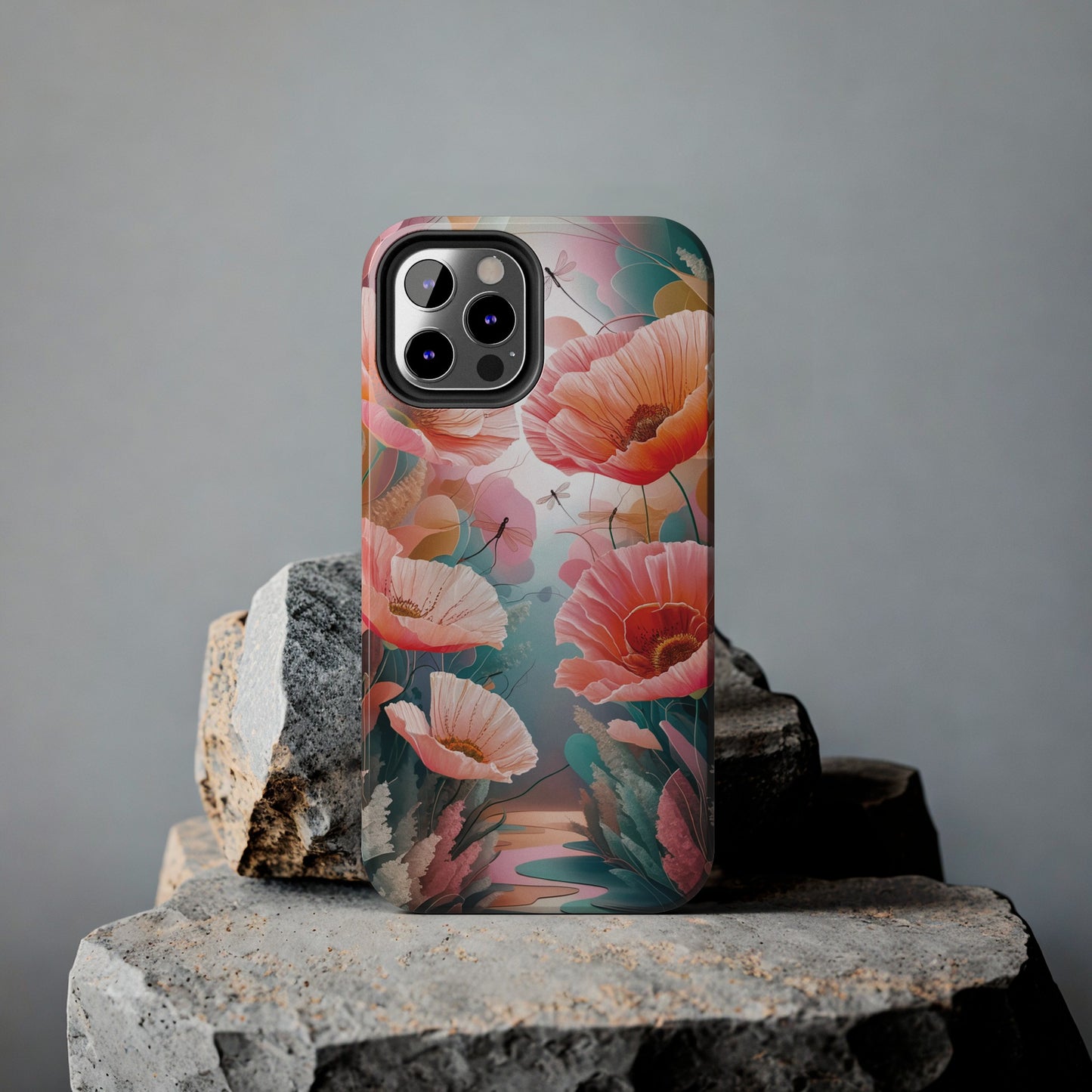 Whimsical Wings and Petal Whispers - Tough Phone Cases