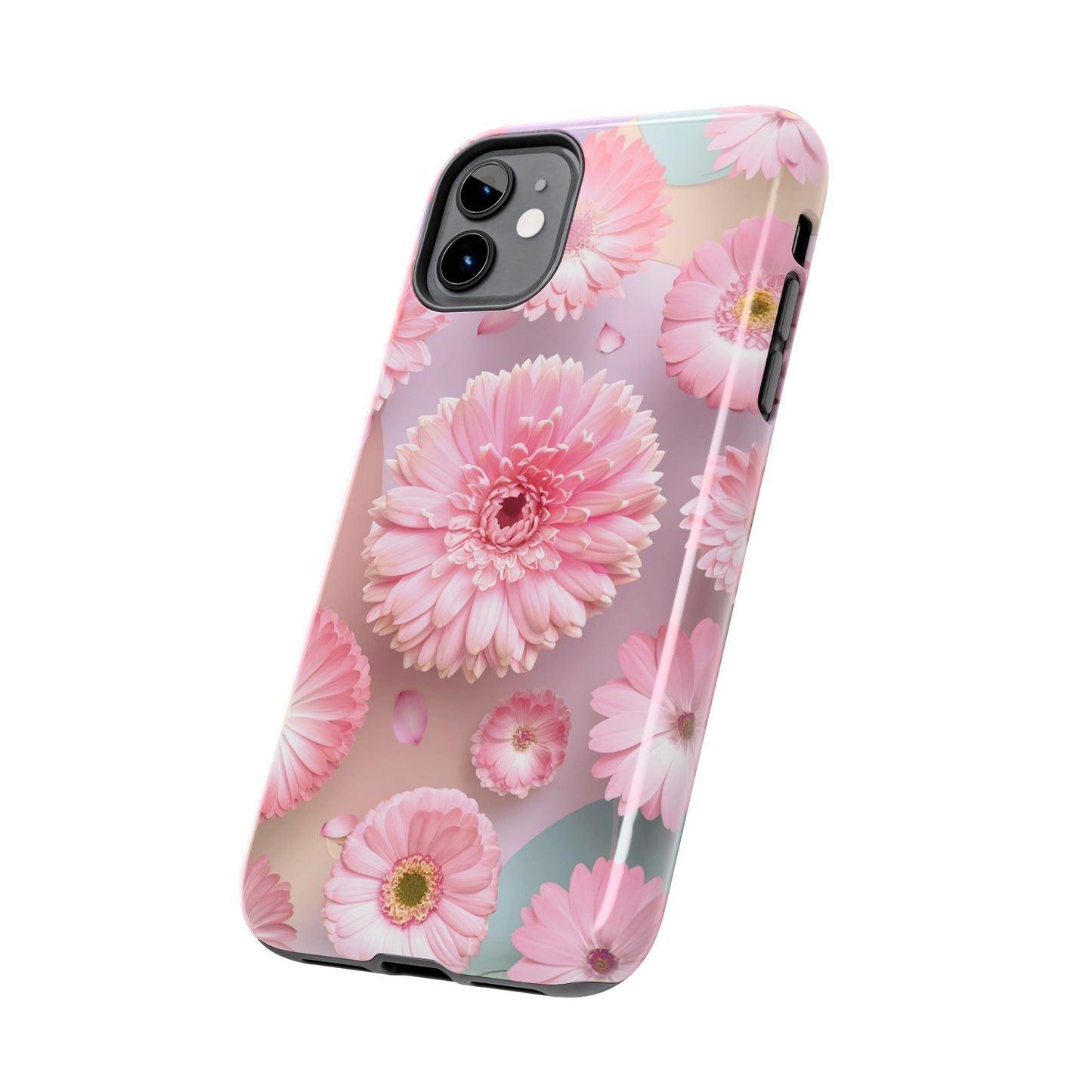 Pink Floral Bliss - Tough Phone Cases