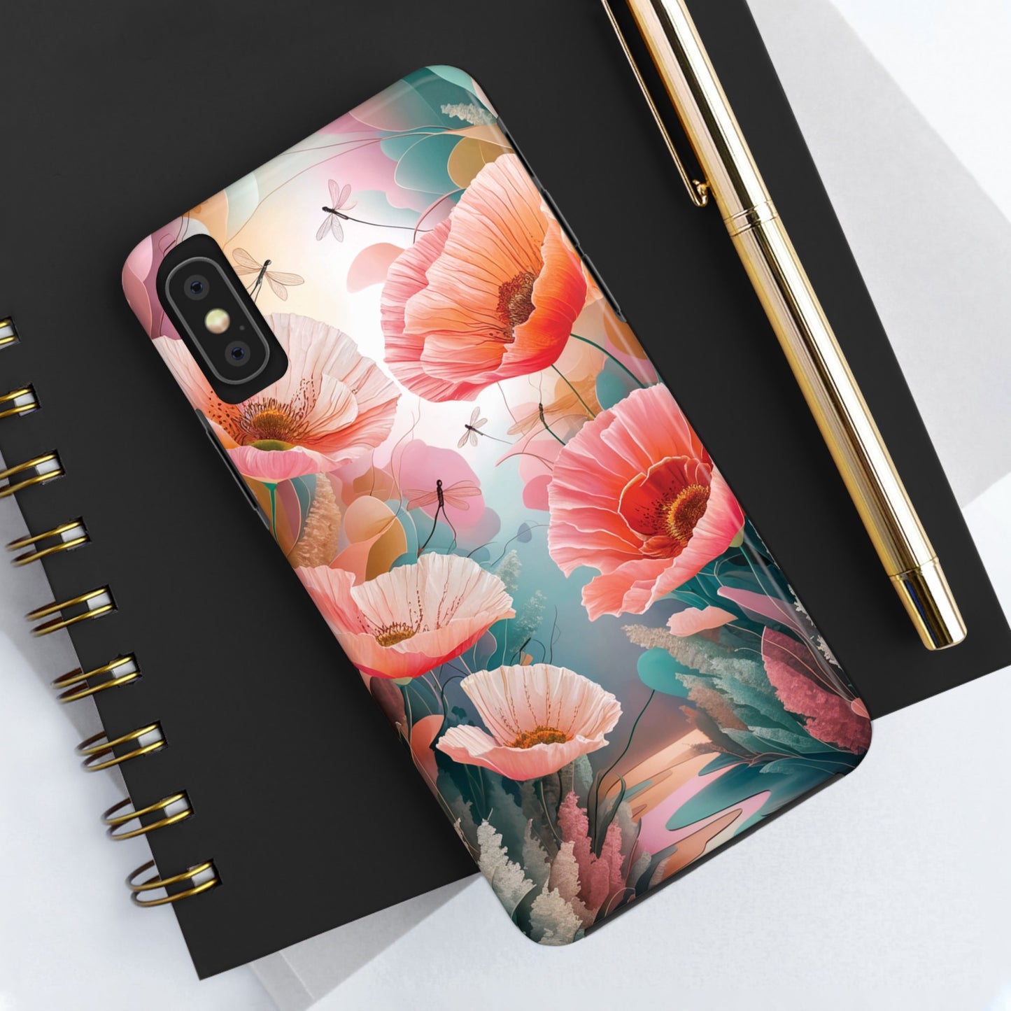 Whimsical Wings and Petal Whispers - Tough Phone Cases