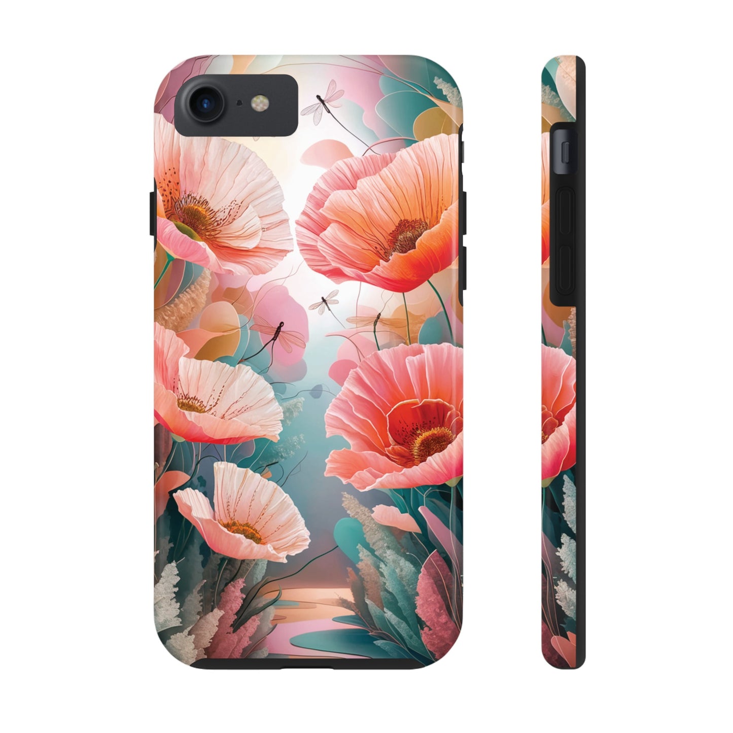 Whimsical Wings and Petal Whispers - Tough Phone Cases