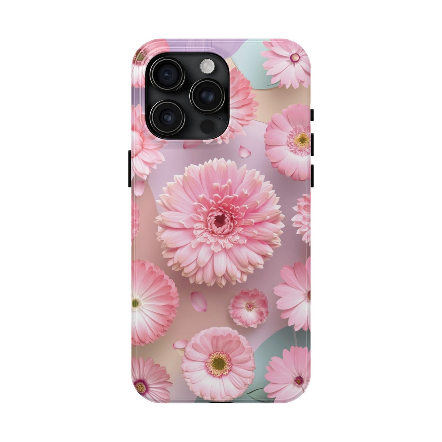 Pink Floral Bliss - Tough Phone Cases