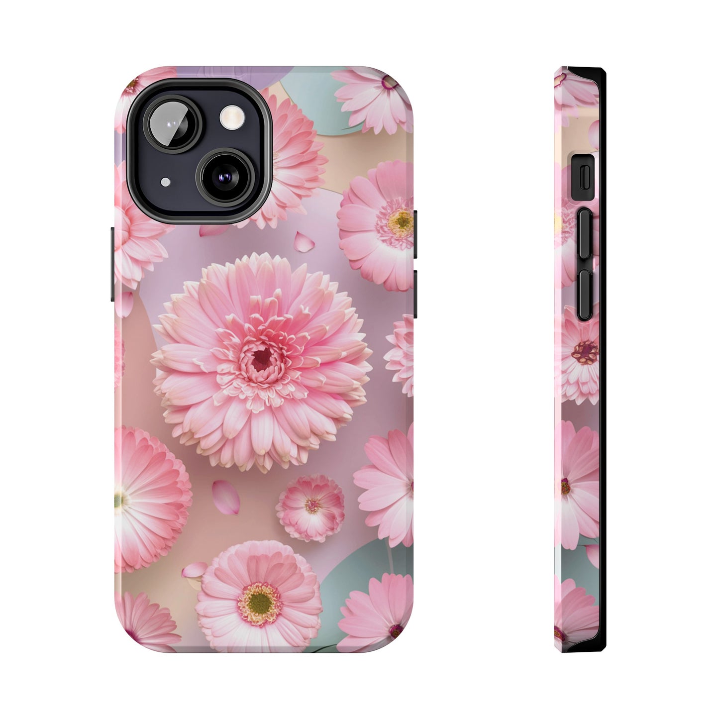 Pink Floral Bliss - Tough Phone Cases