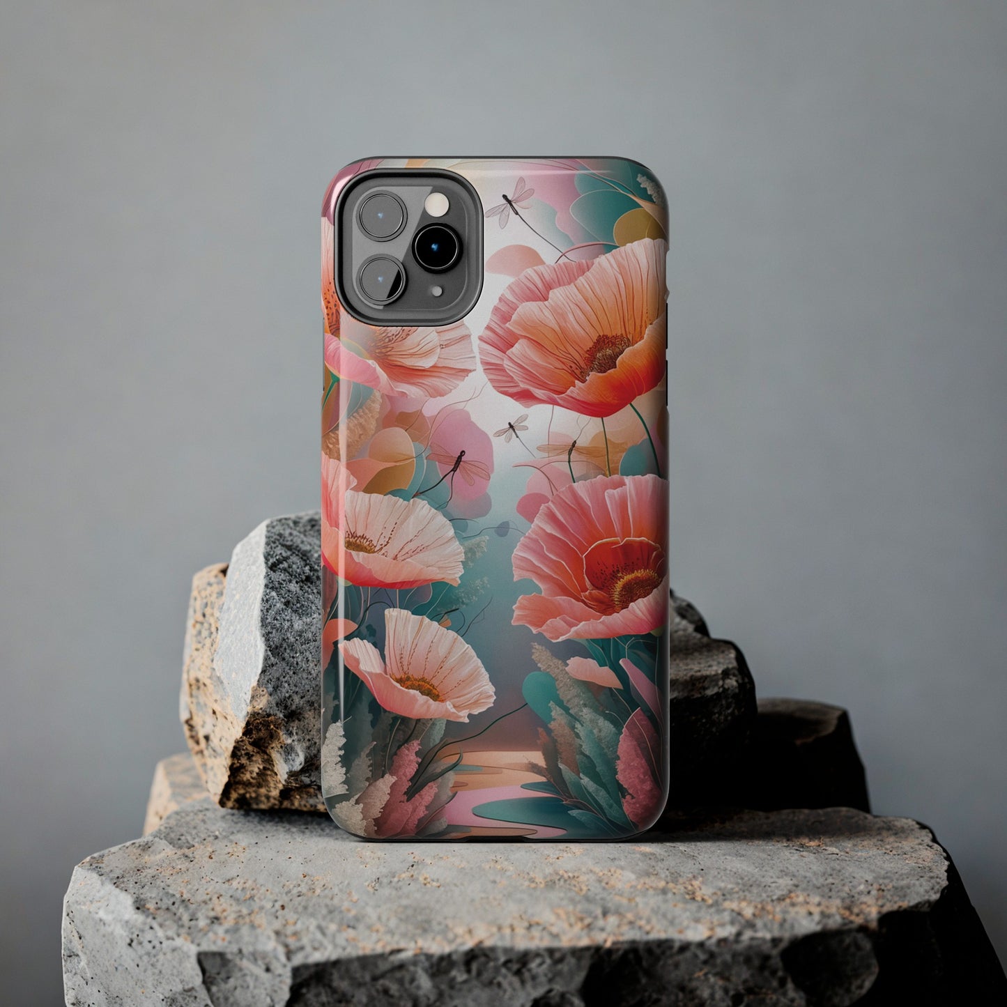 Whimsical Wings and Petal Whispers - Tough Phone Cases