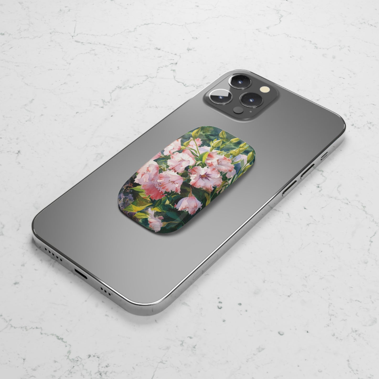Pink Garden Haven - Phone Click-On Grip
