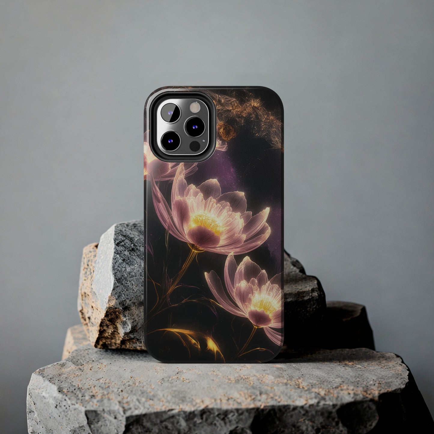 Night Lotus Glow - Tough Phone Cases