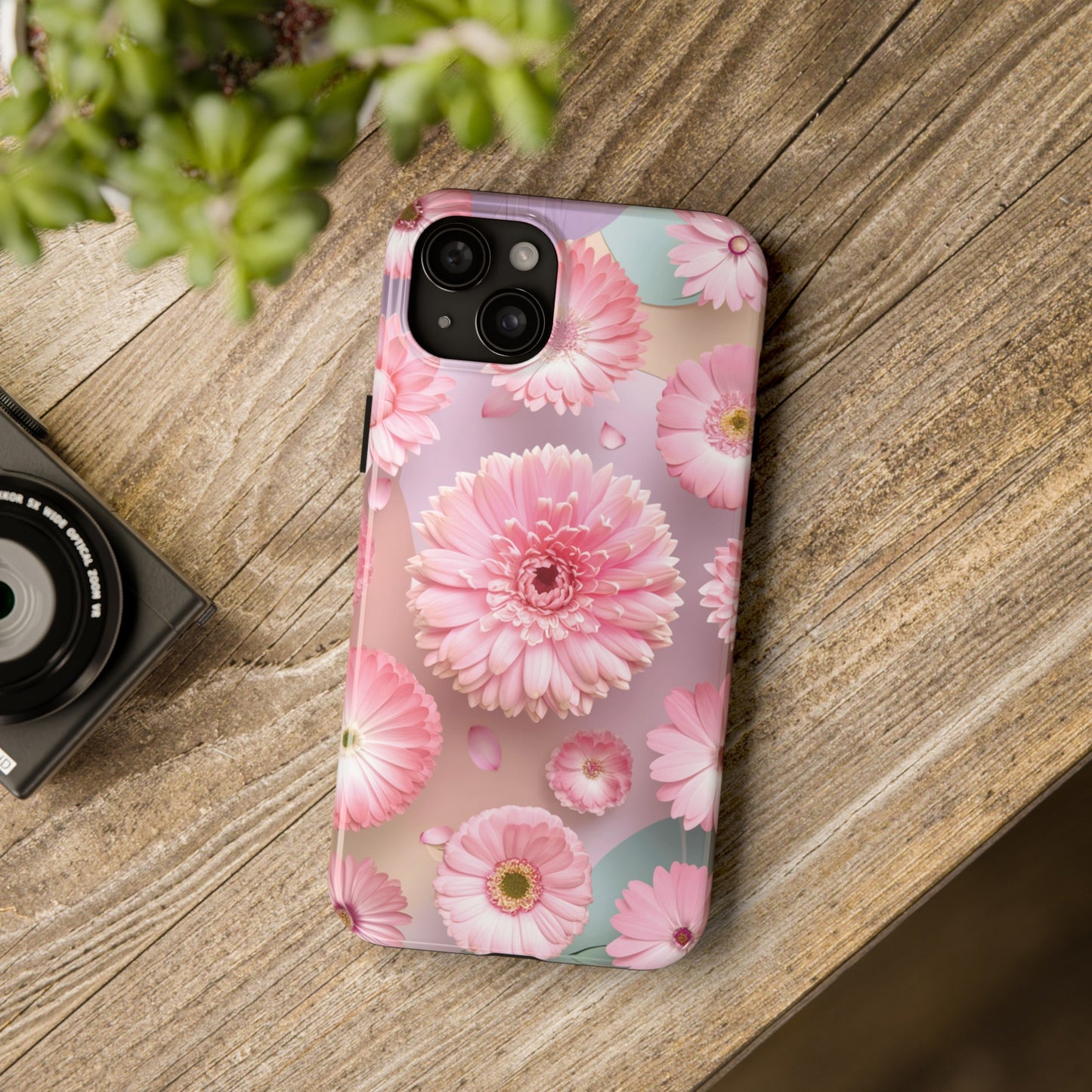 Pink Floral Bliss - Tough Phone Cases