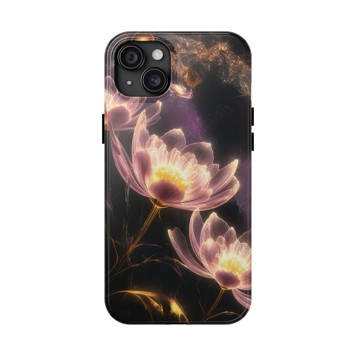 Night Lotus Glow - Tough Phone Cases