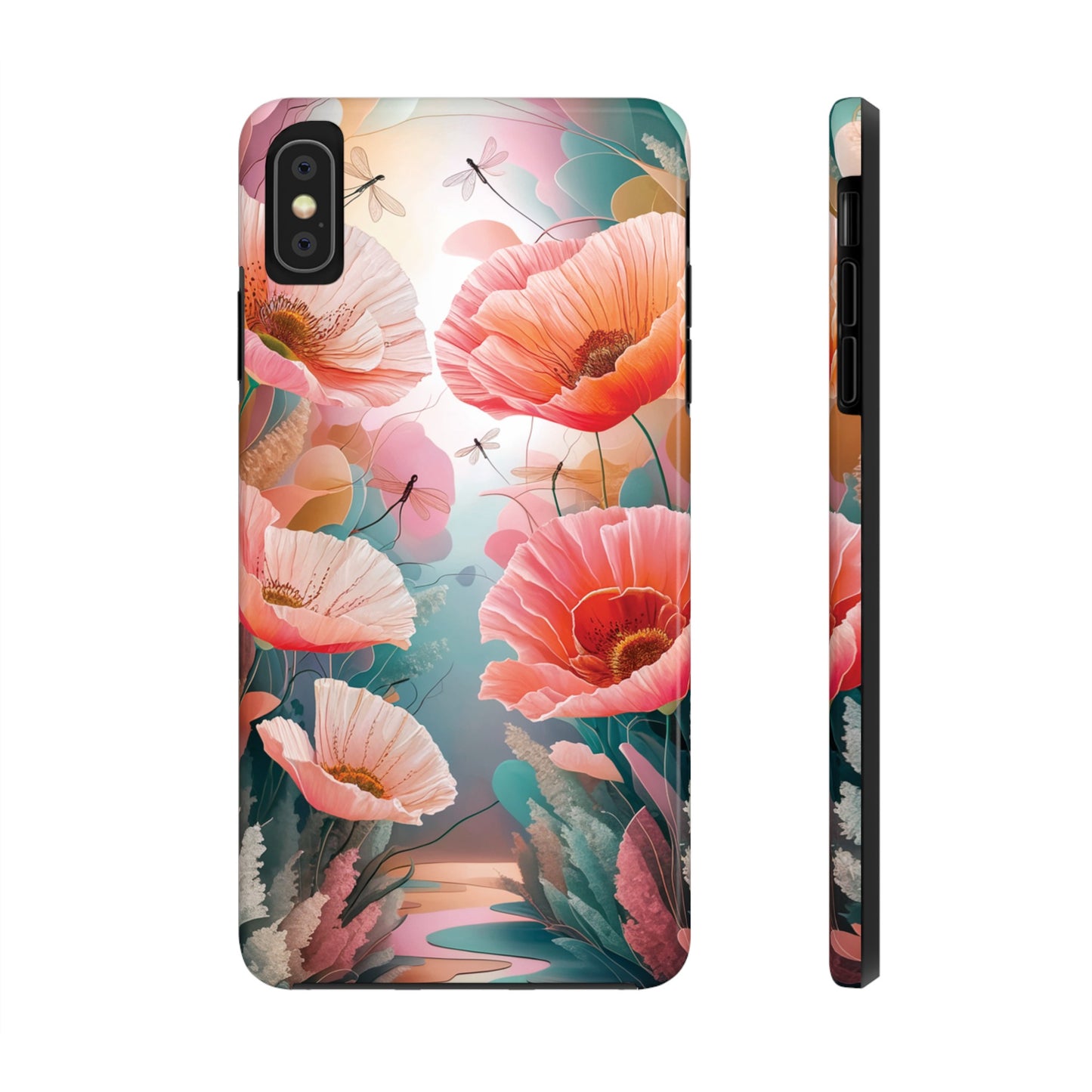 Whimsical Wings and Petal Whispers - Tough Phone Cases