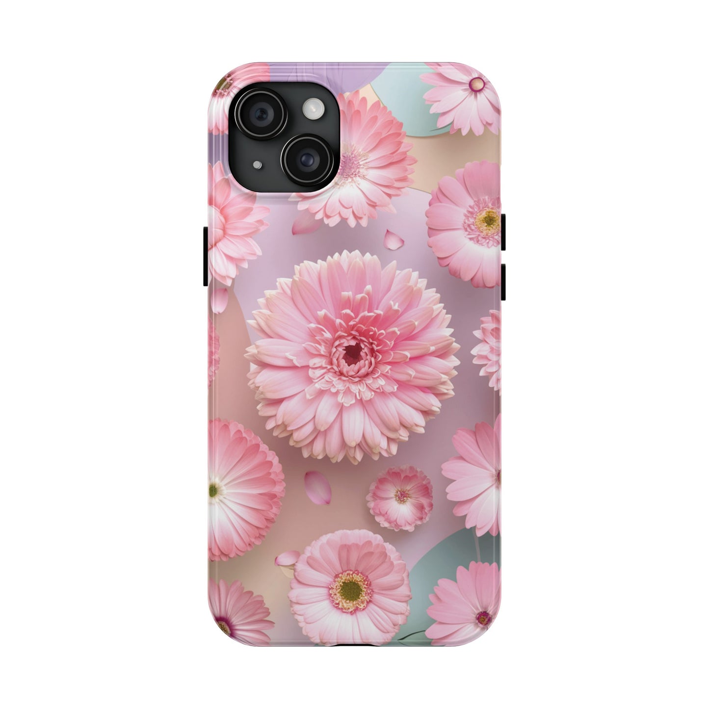 Pink Floral Bliss - Tough Phone Cases