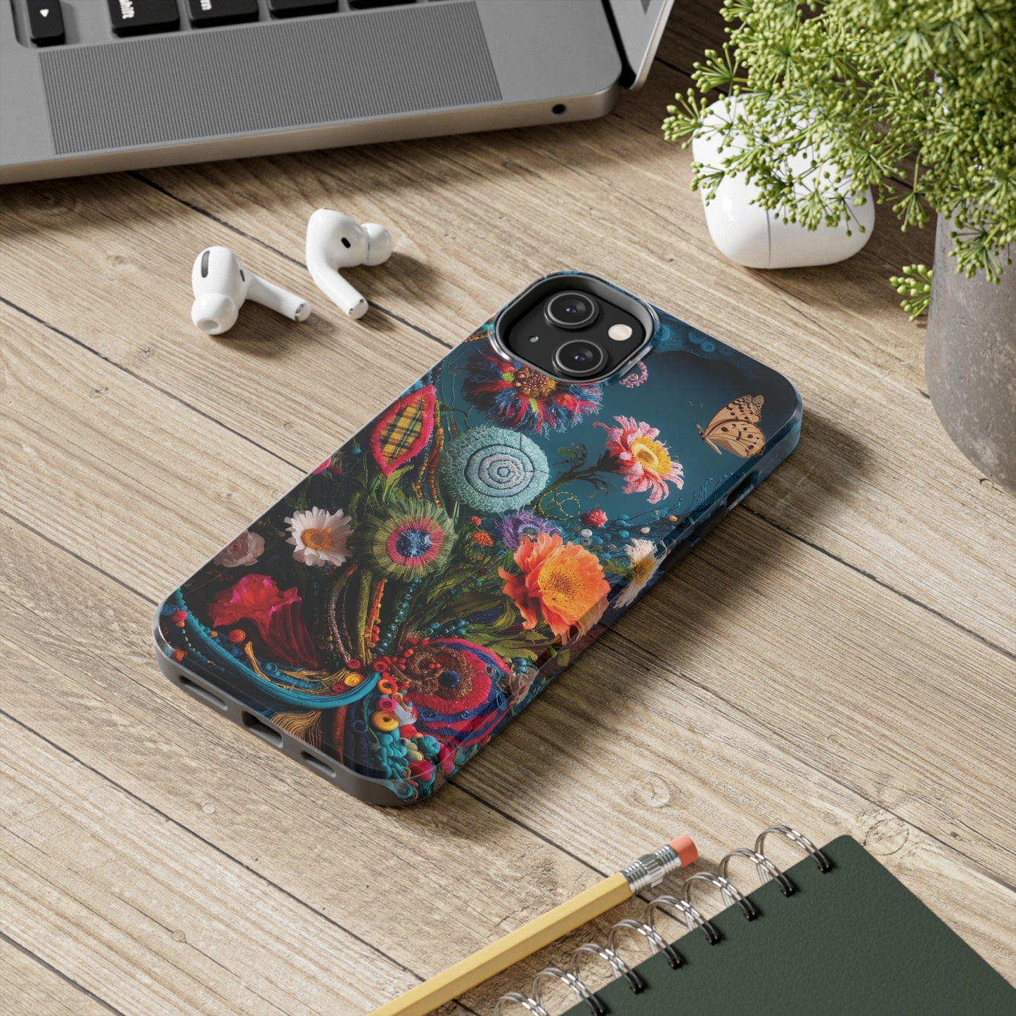 Botanical Sewing Whimsy - Tough Phone Cases