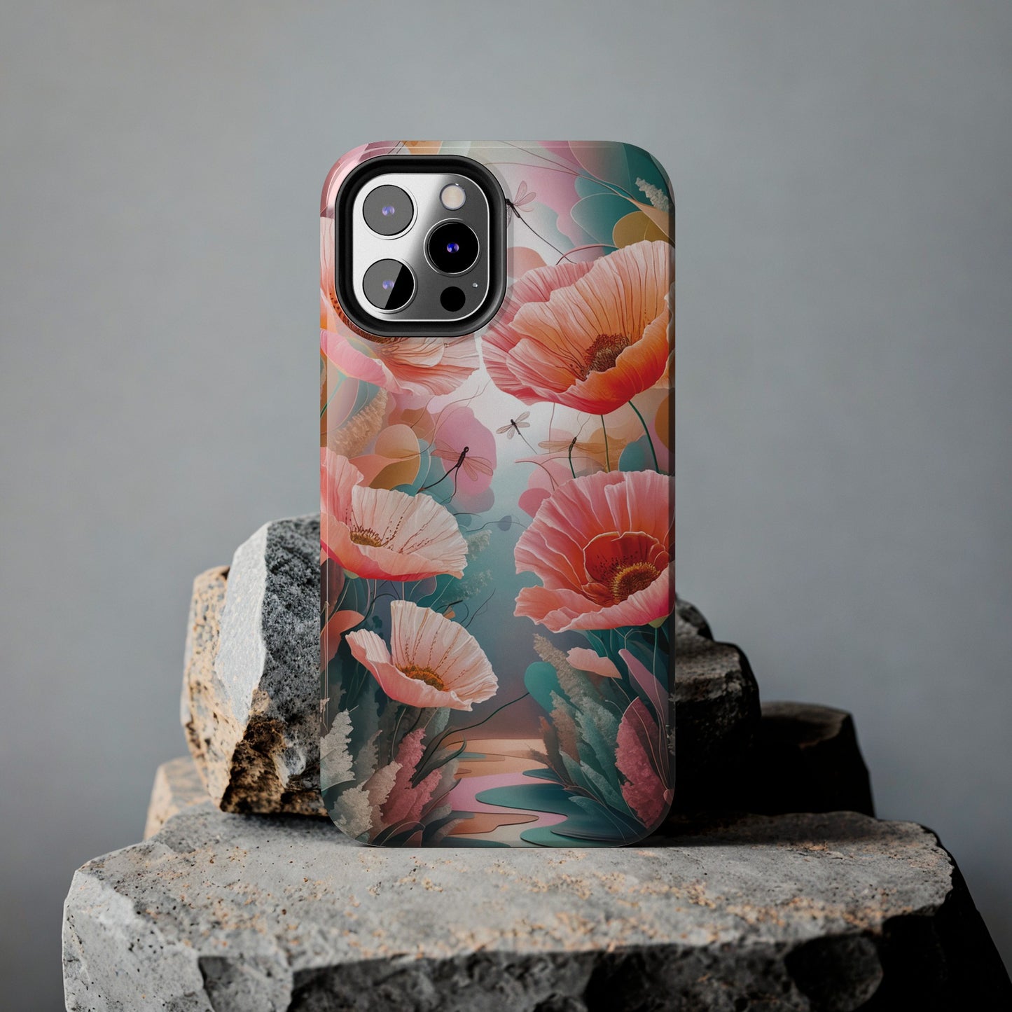 Whimsical Wings and Petal Whispers - Tough Phone Cases