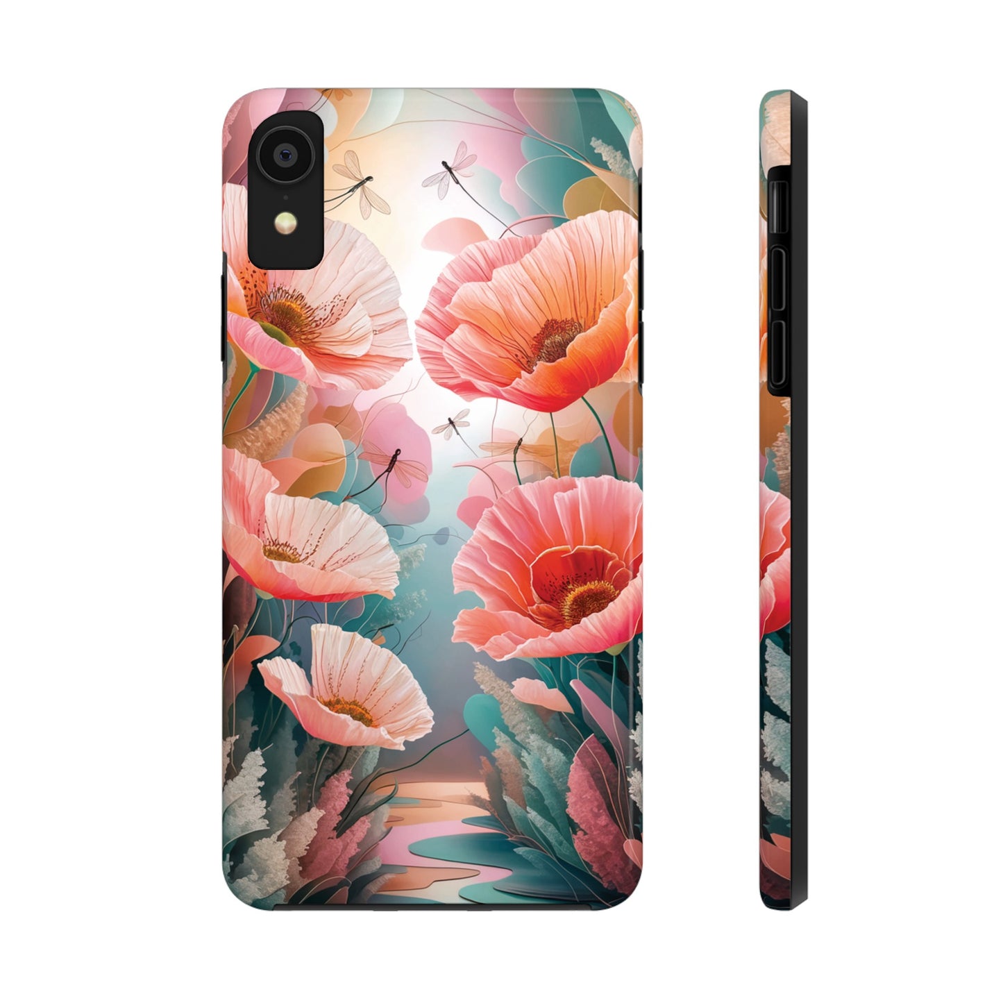Whimsical Wings and Petal Whispers - Tough Phone Cases