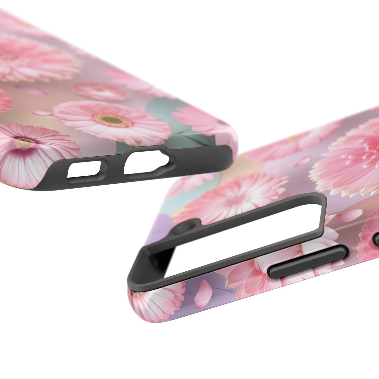 Pink Floral Bliss - Tough Phone Cases
