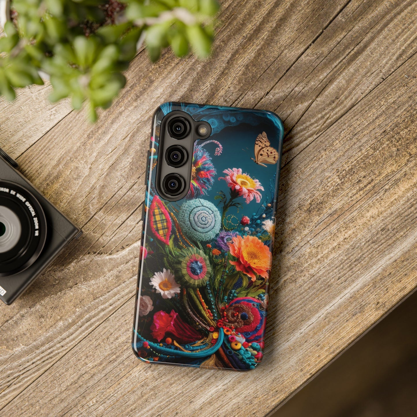 Botanical Sewing Whimsy - Tough Phone Cases