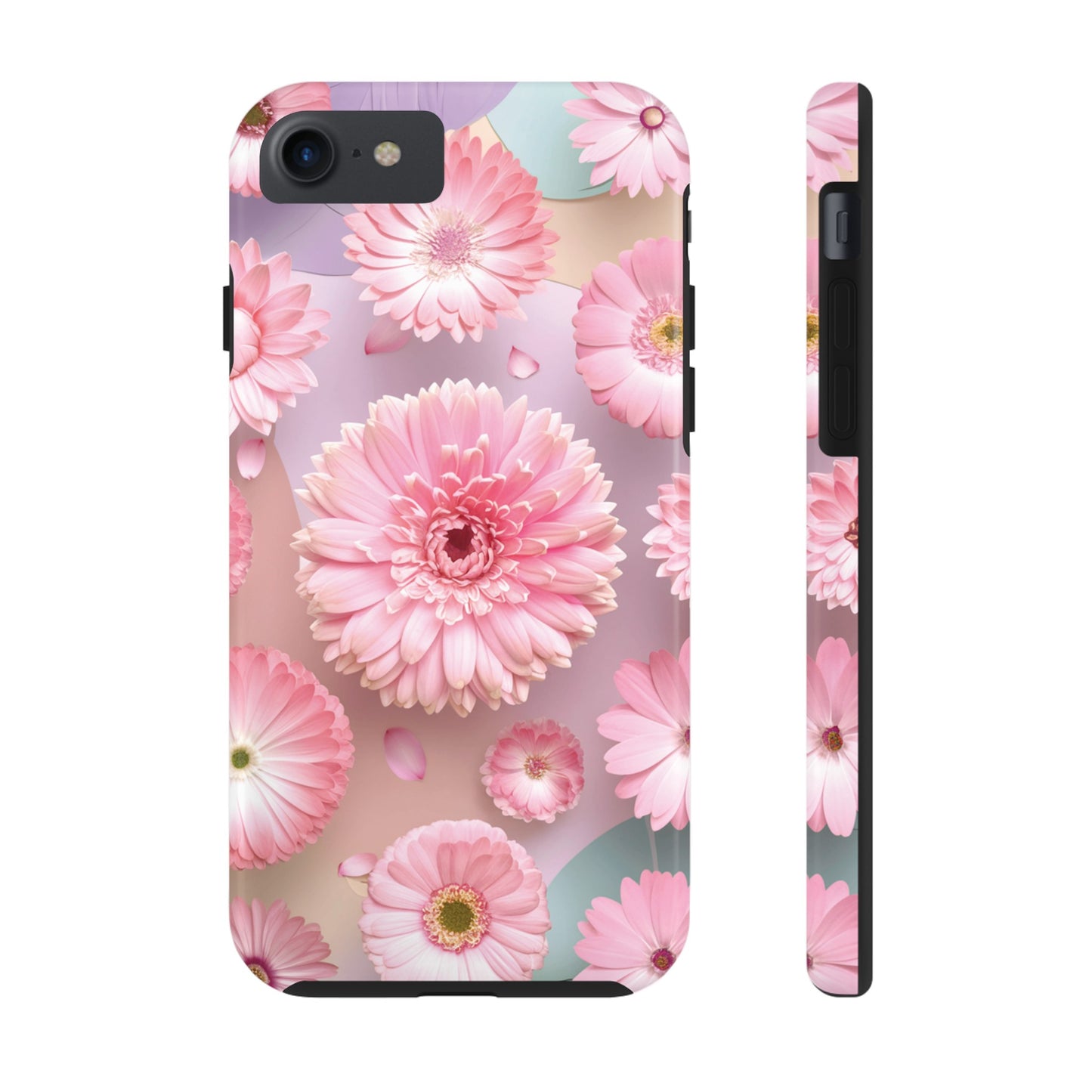 Pink Floral Bliss - Tough Phone Cases