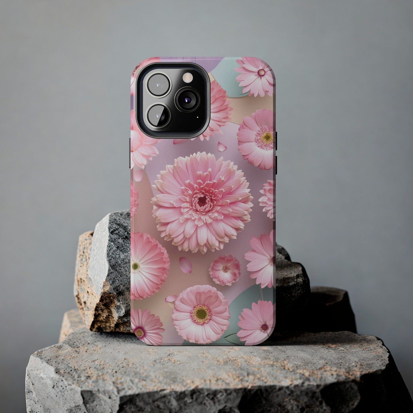 Pink Floral Bliss - Tough Phone Cases