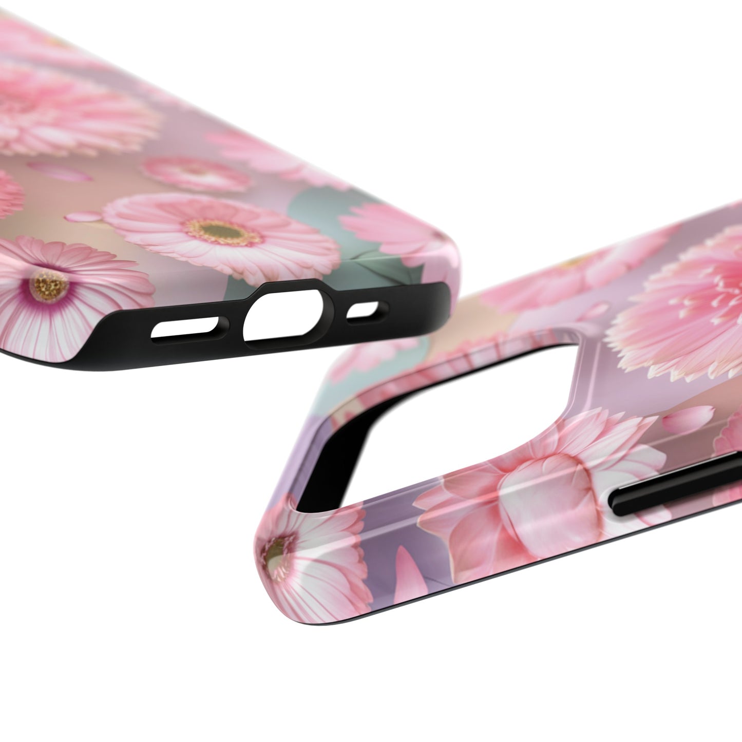 Pink Floral Bliss - Tough Phone Cases