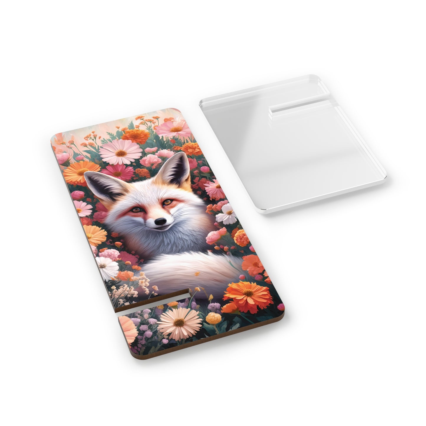 Kitsune Amongst Flora - Display Stand for Smartphones