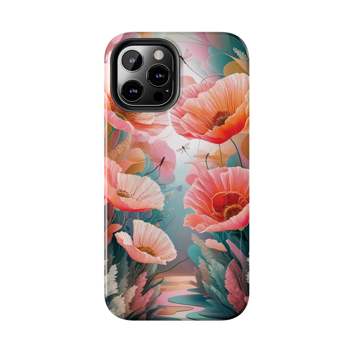 Whimsical Wings and Petal Whispers - Tough Phone Cases